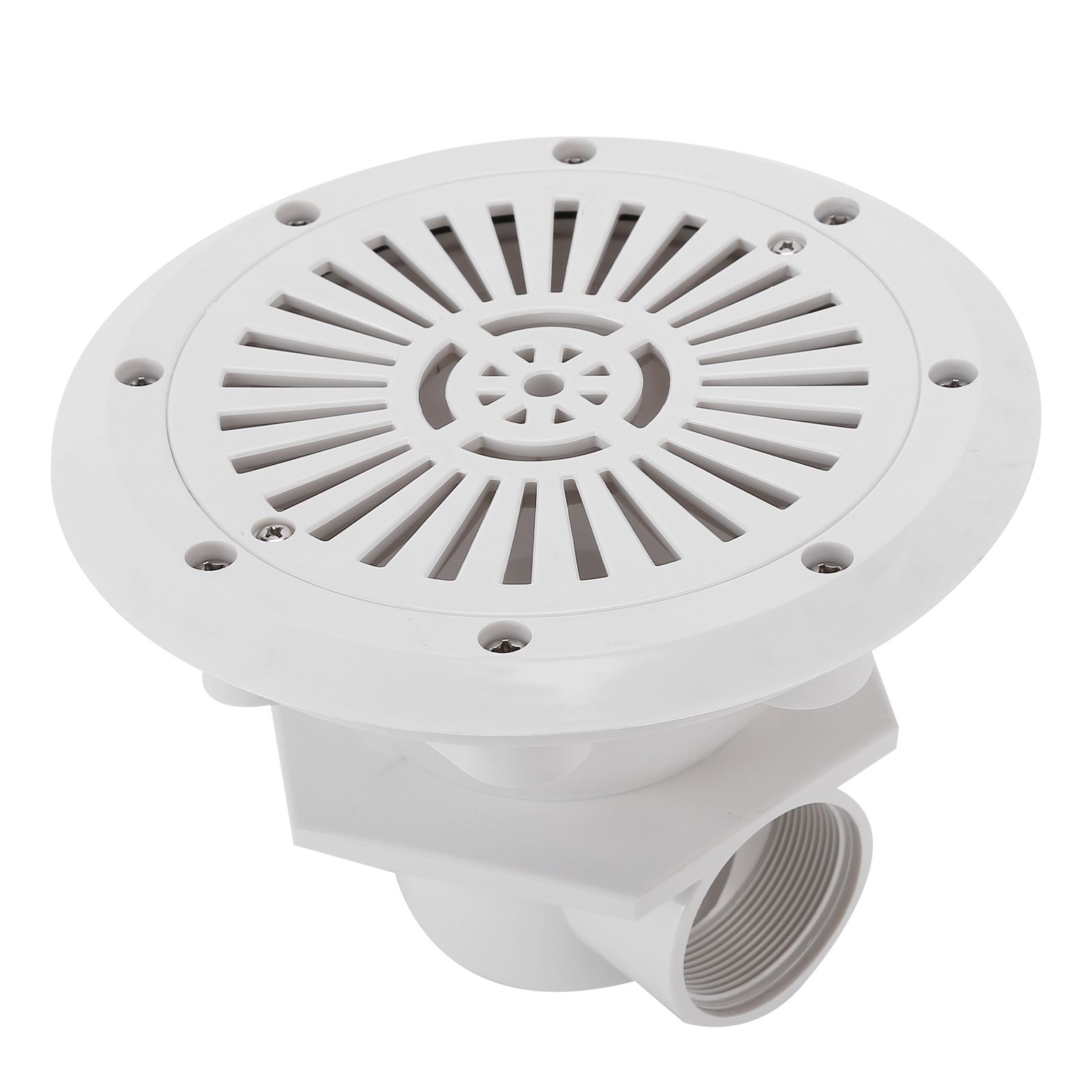 Pool Main Drain Floor Drain High Durability Cleanable Sturdy Floor Drain for Plastic Film Pools Hot Springs - Image 1