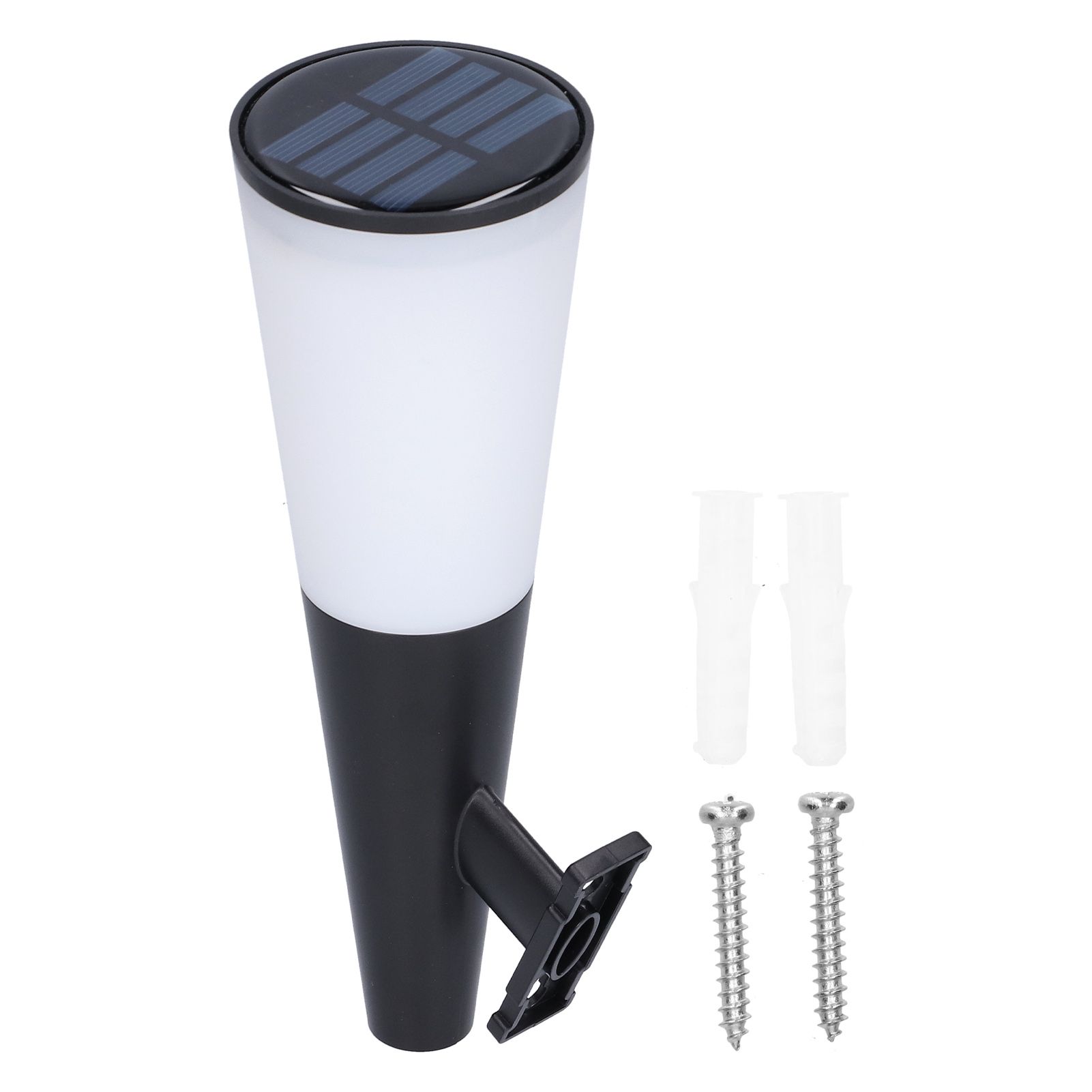 Solar Wall Lamp Warm White RGB Cordless Safe Modern Design Sturdy Durable Outdoor Lamp for Garden Garage BackyardRGB - Image 4