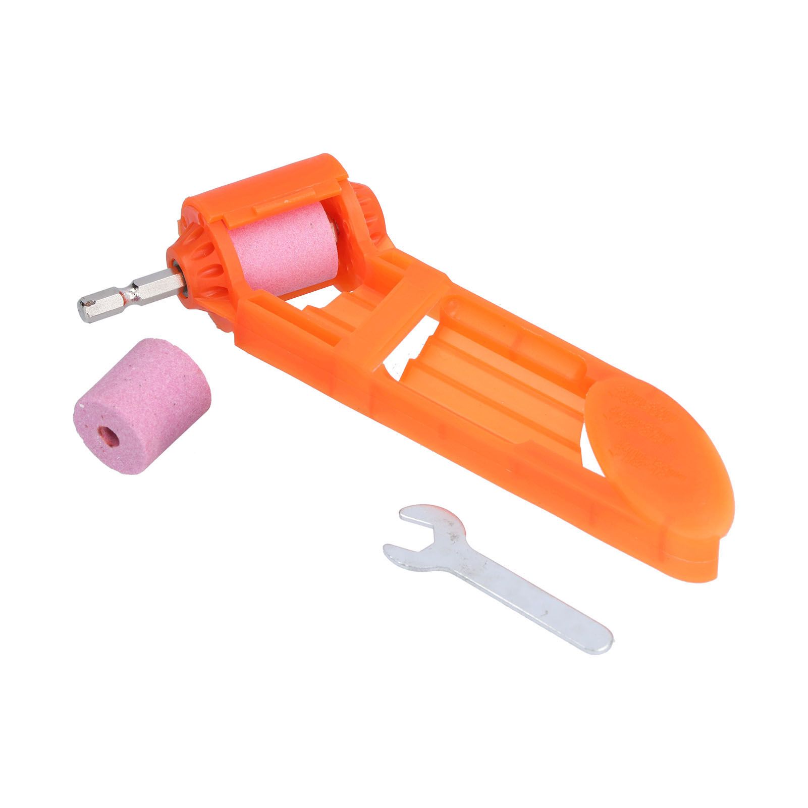 Drill Bit Sharpener Corundum Grinding Wheel Portable Sharpening Tool for Grinding Iron Drill Bits - Image 1