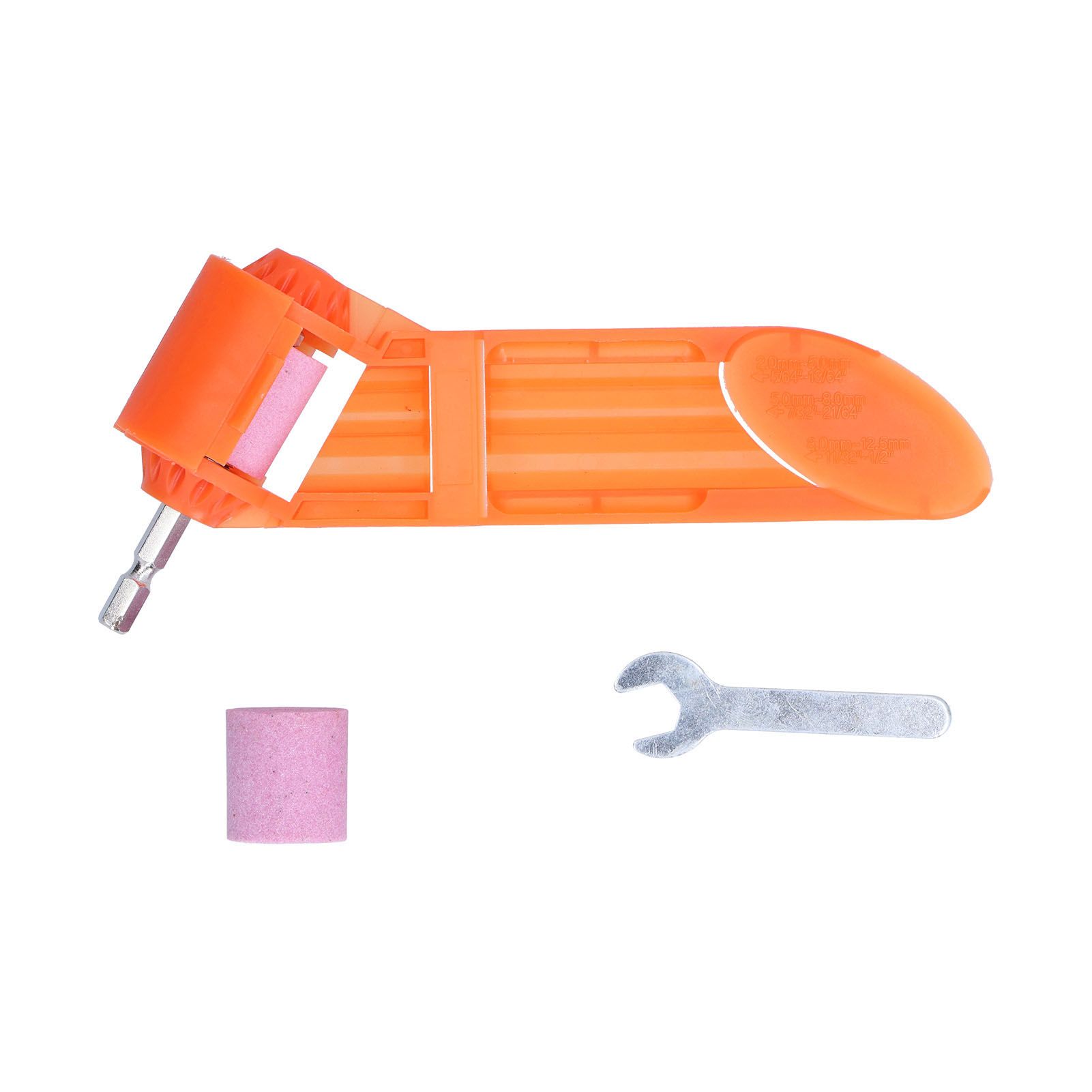 Drill Bit Sharpener Corundum Grinding Wheel Portable Sharpening Tool for Grinding Iron Drill Bits - Image 4