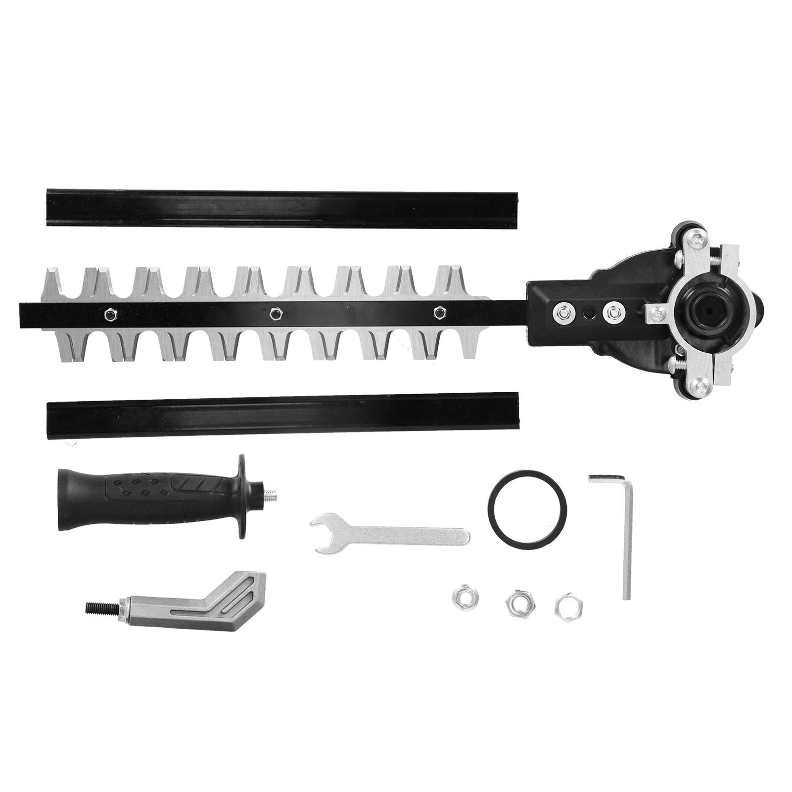 Dual Blades Hedge Trimmer Garden Handheld Electric Hedge Trimming Machine for M14 M10 Angle Grinder - Image 1