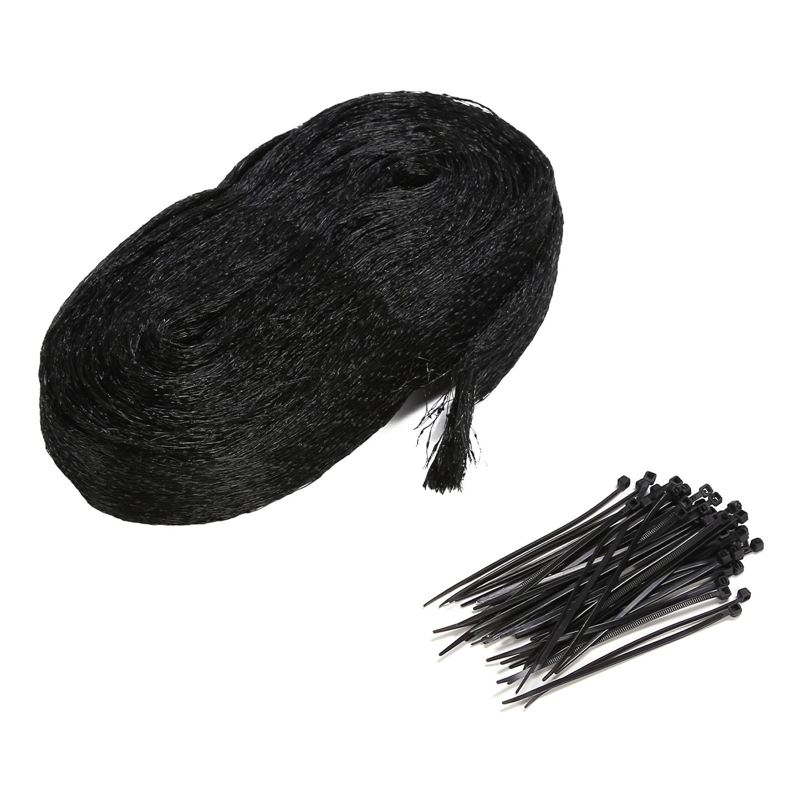 Bird Netting with 50PCS Cable Ties Nylon Garden Netting Anti Bird Mesh Plant Pest Netting for Vegetable FruitBlack - Image 2
