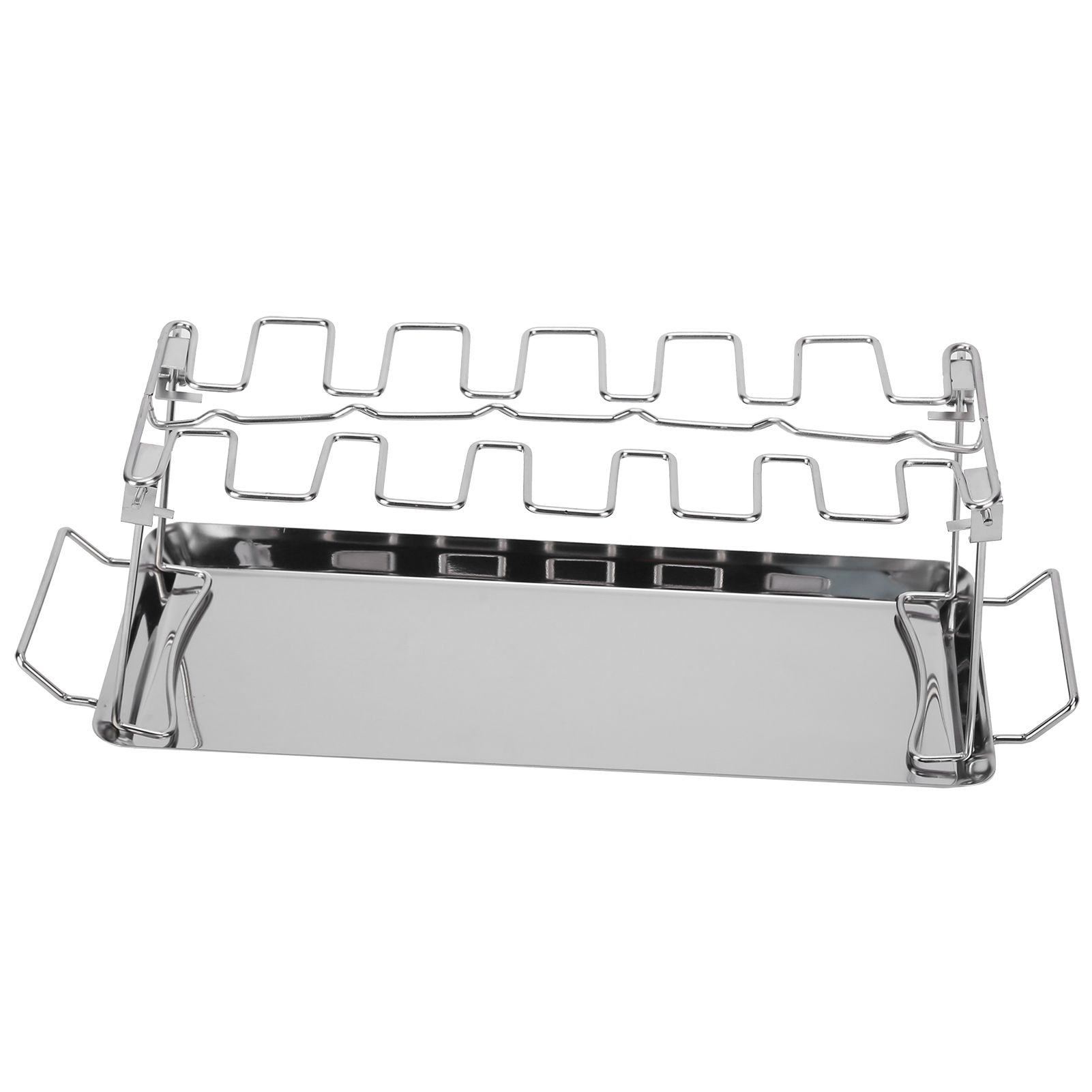 Chicken Wing Leg Rack with Bakeware Vertical Chicken Leg Grill for Barbecue Accessories - Image 1