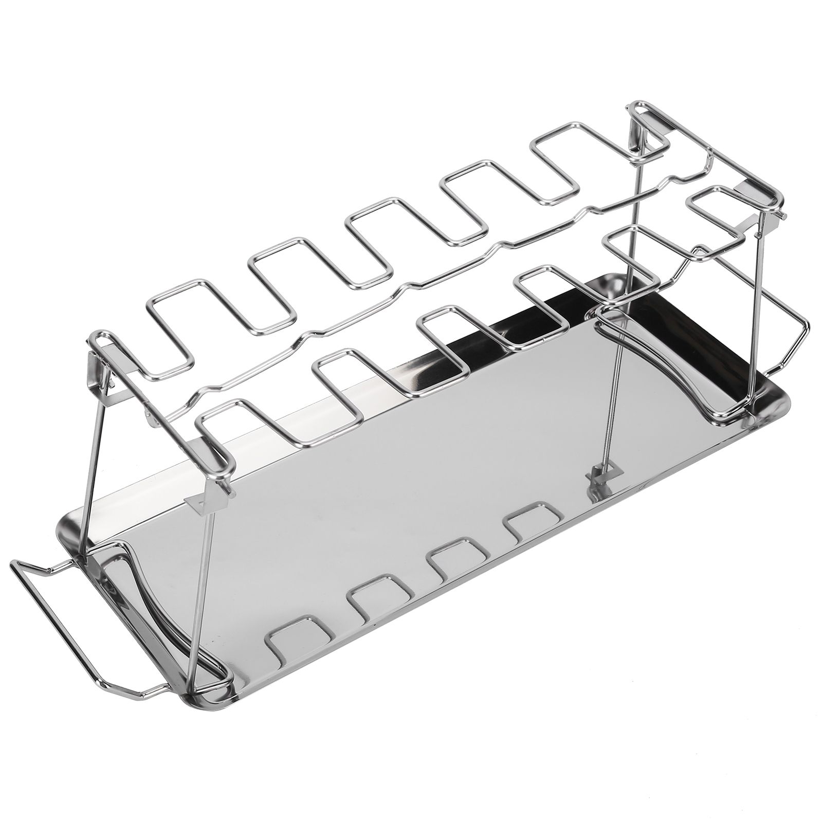 Chicken Wing Leg Rack with Bakeware Vertical Chicken Leg Grill for Barbecue Accessories - Image 2