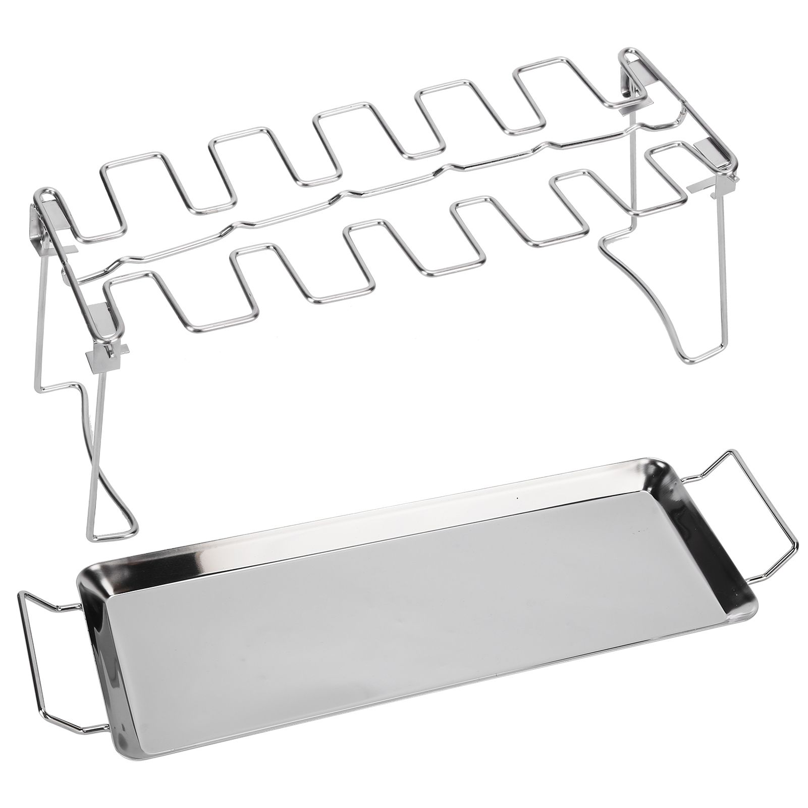 Chicken Wing Leg Rack with Bakeware Vertical Chicken Leg Grill for Barbecue Accessories - Image 5
