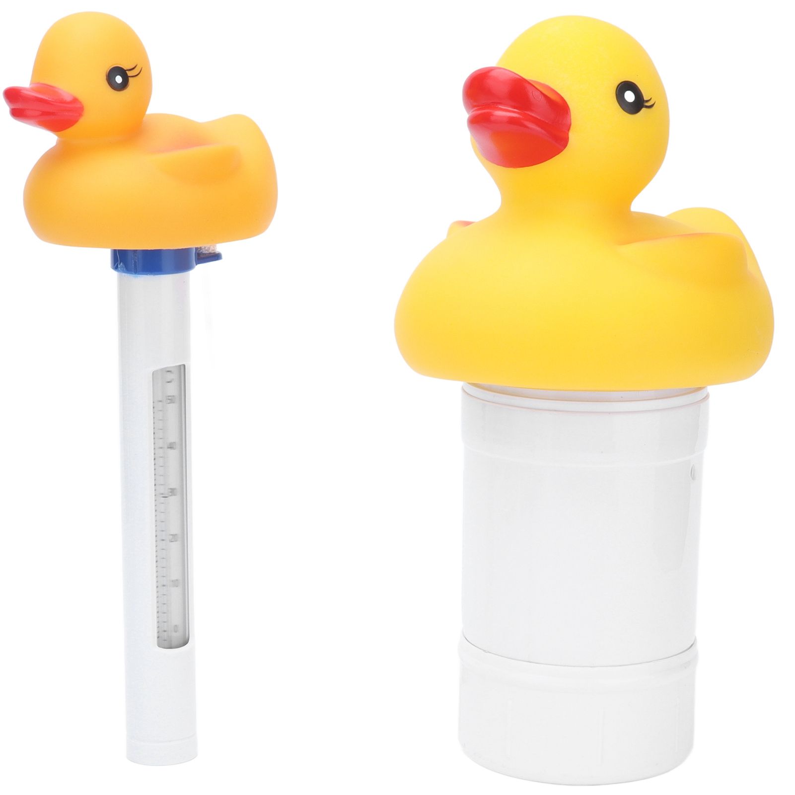 2Pcs Water Thermometer Set High Temperature Resistant Pool Chlorine Dispenser for Pond Swimming Pool - Image 2