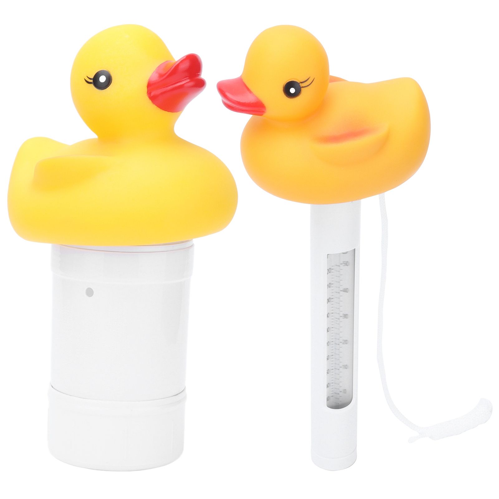 2Pcs Water Thermometer Set High Temperature Resistant Pool Chlorine Dispenser for Pond Swimming Pool - Image 8