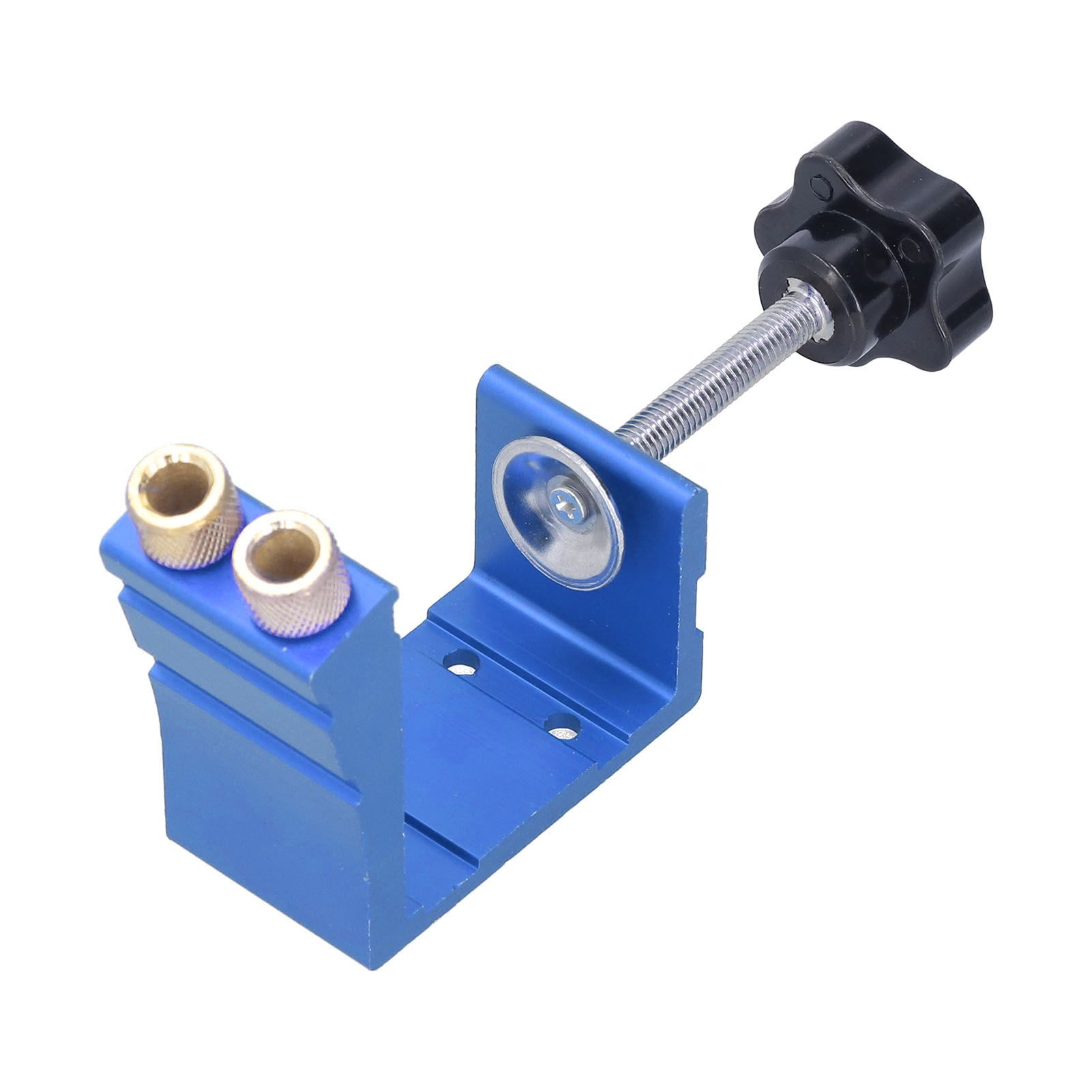 15° Oblique Hole Locator Positioner Woodworking Hole Jig Dowel Drill Kit Carpentry AccessoryBlue - Image 4