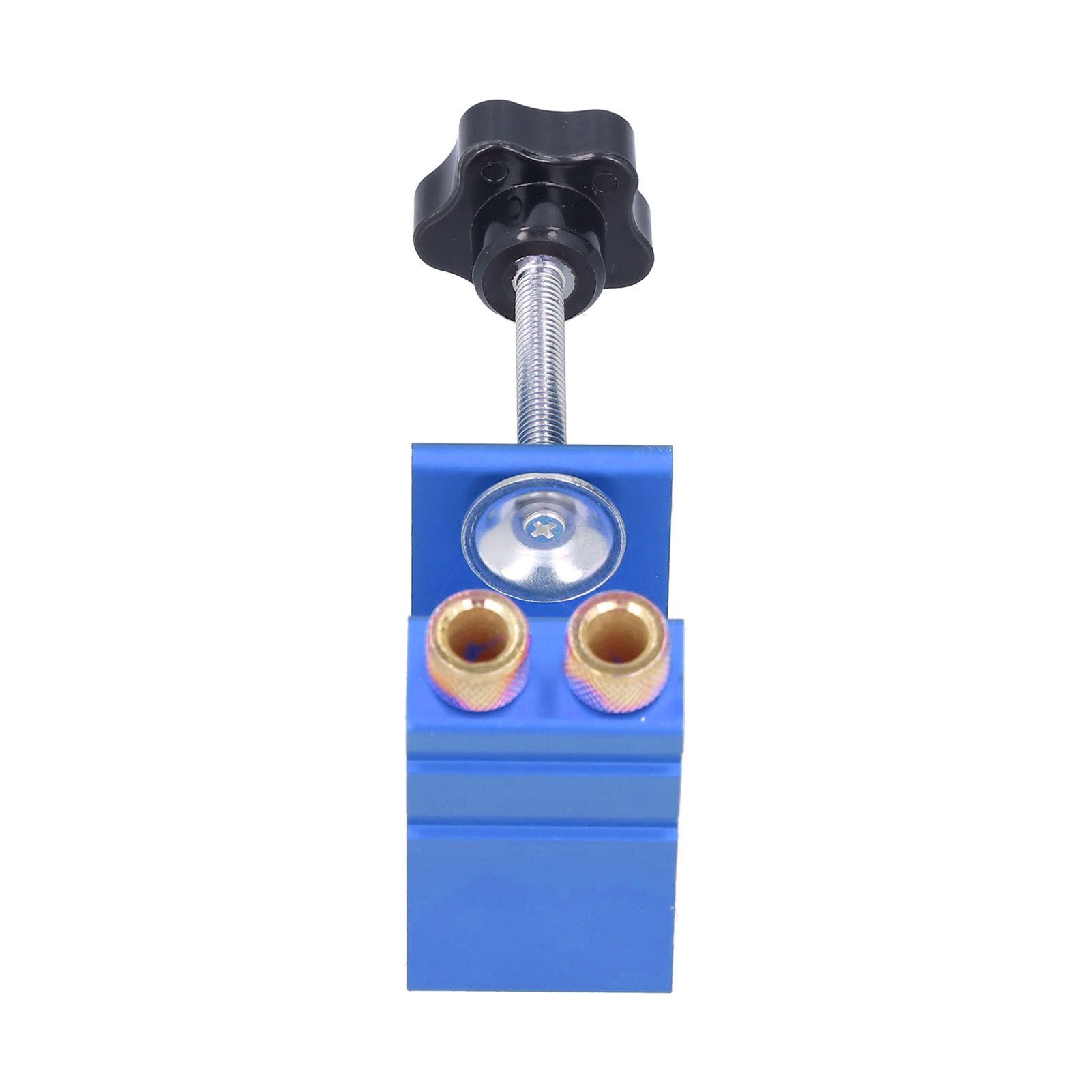 15° Oblique Hole Locator Positioner Woodworking Hole Jig Dowel Drill Kit Carpentry AccessoryBlue - Image 6