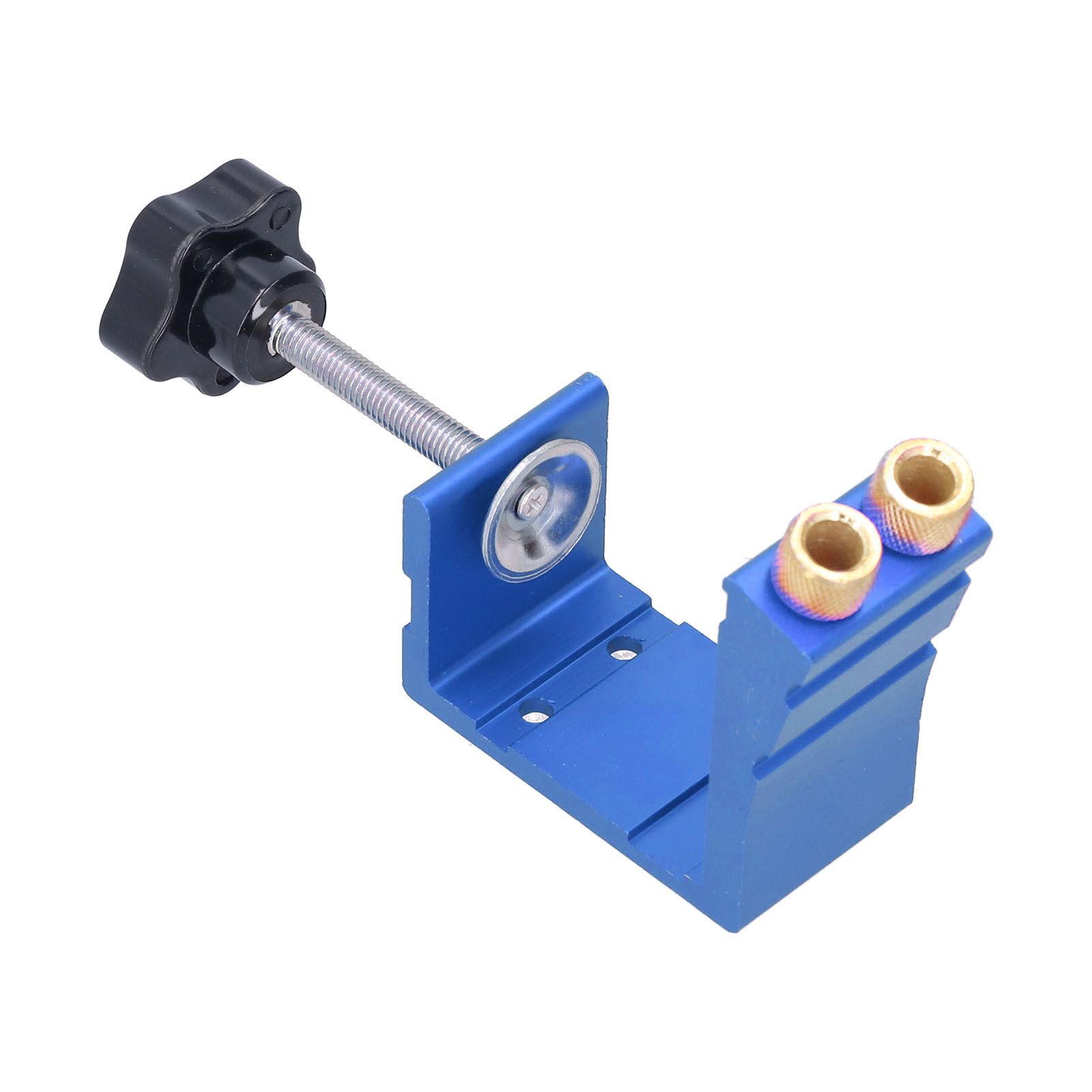 15° Oblique Hole Locator Positioner Woodworking Hole Jig Dowel Drill Kit Carpentry AccessoryBlue - Image 7