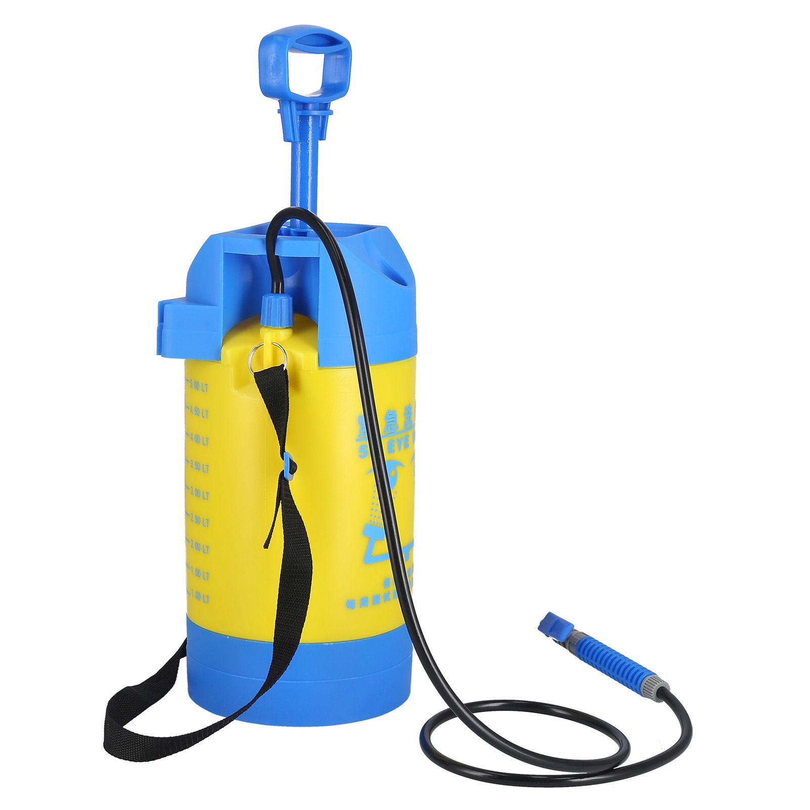 5L Pressure Sprayer with Pressure Relief Valve 2 Port Portable Garden Lawn Sprayer for Watering - Image 2