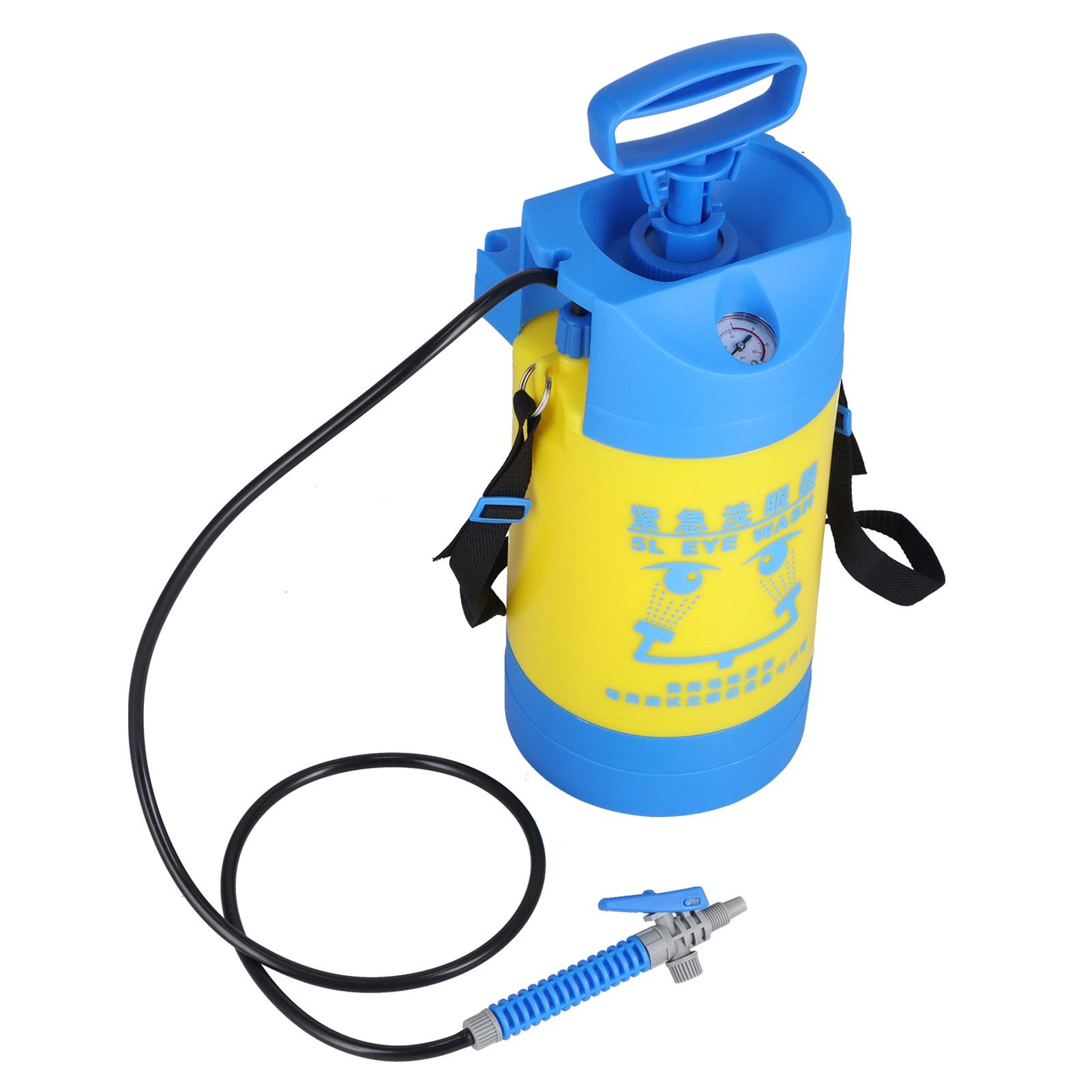 5L Pressure Sprayer with Pressure Relief Valve 2 Port Portable Garden Lawn Sprayer for Watering - Image 5