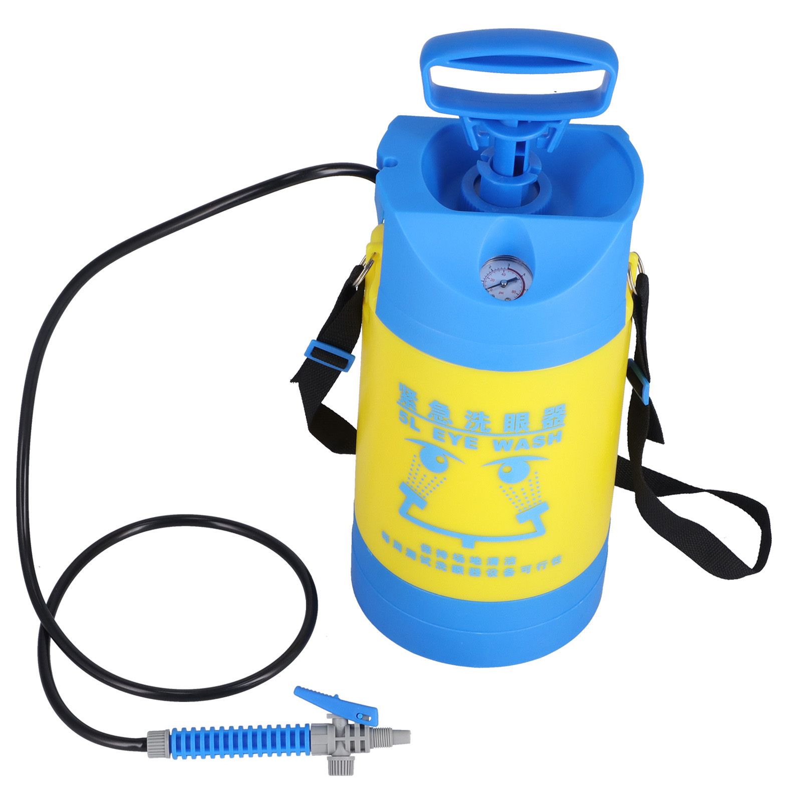 5L Pressure Sprayer with Pressure Relief Valve 2 Port Portable Garden Lawn Sprayer for Watering - Image 7