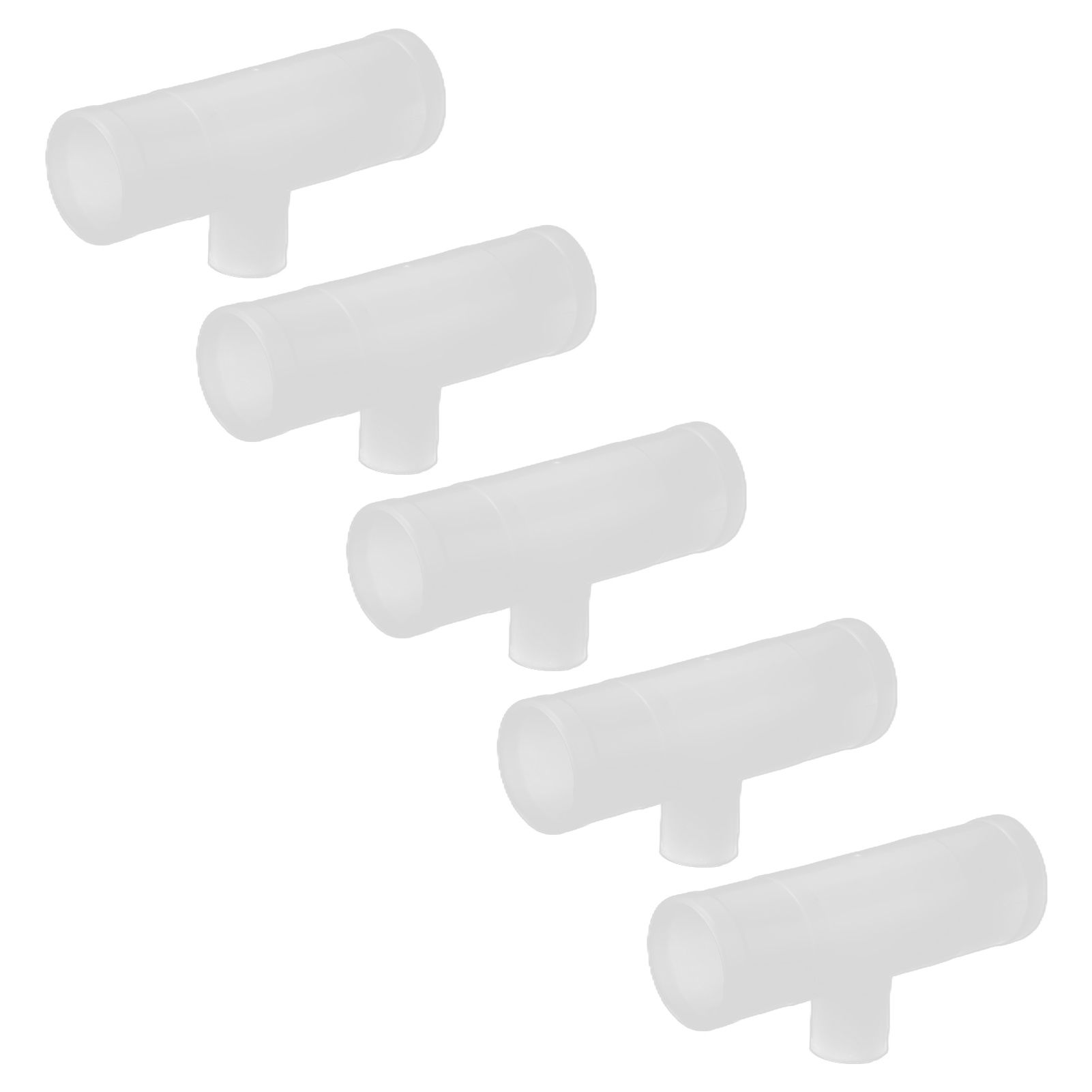 20Pcs Chicken Tee Tube Durable Leak Proof Drill Free Chicken Waterer Tee Fitting for Breeding IndustryG1/2 Tee Tube - Image 3