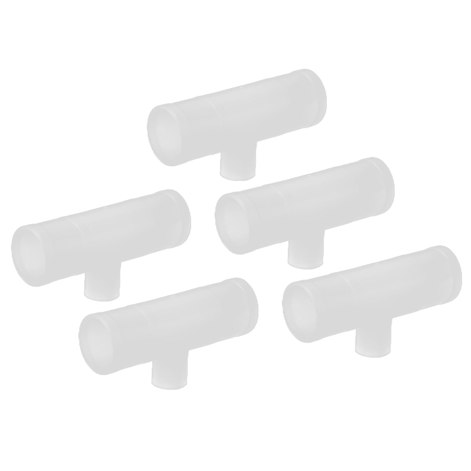 20Pcs Chicken Tee Tube Durable Leak Proof Drill Free Chicken Waterer Tee Fitting for Breeding IndustryG1/2 Tee Tube - Image 4