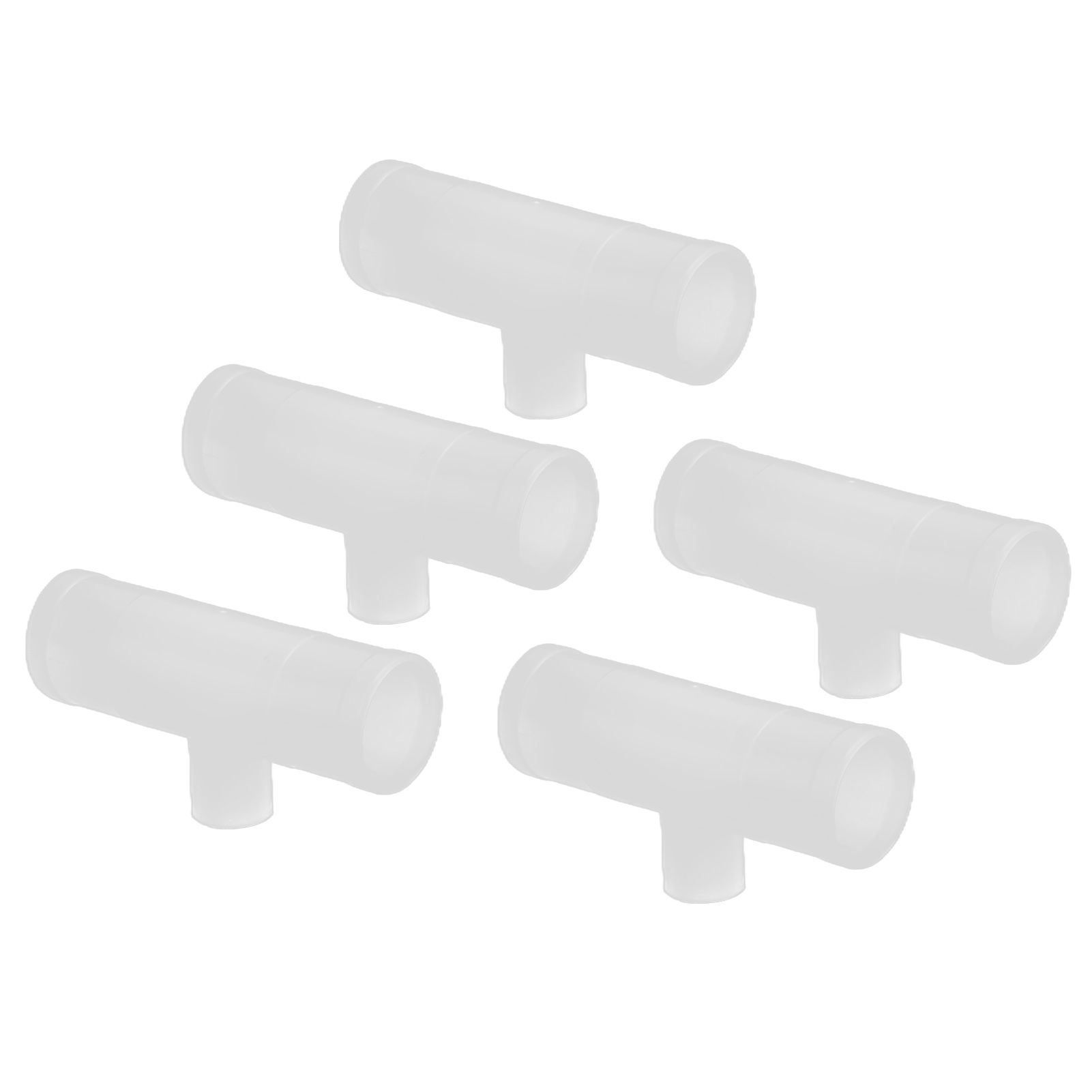 20Pcs Chicken Tee Tube Durable Leak Proof Drill Free Chicken Waterer Tee Fitting for Breeding IndustryG1/2 Tee Tube - Image 5