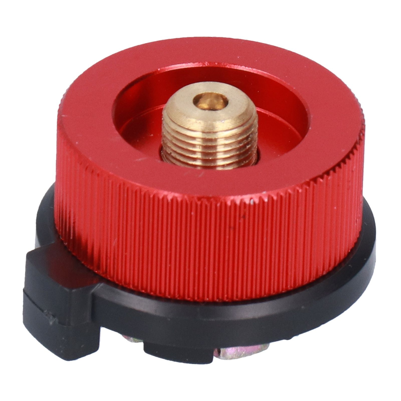 2Pcs Outdoor Camping Furnace Stove Adapter Gas Tank Converter with Self Closing Function Red - Image 4