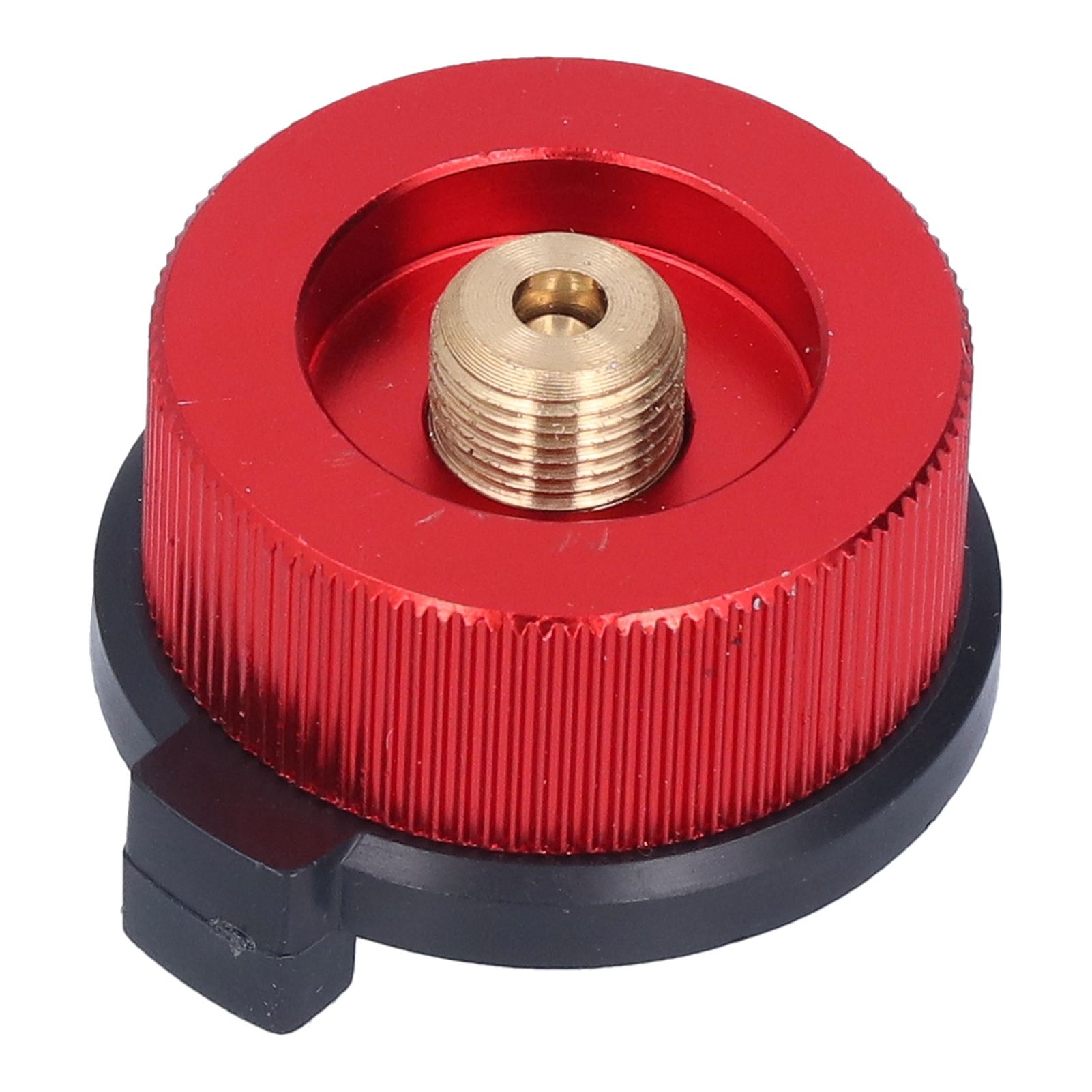 2Pcs Outdoor Camping Furnace Stove Adapter Gas Tank Converter with Self Closing Function Red - Image 5