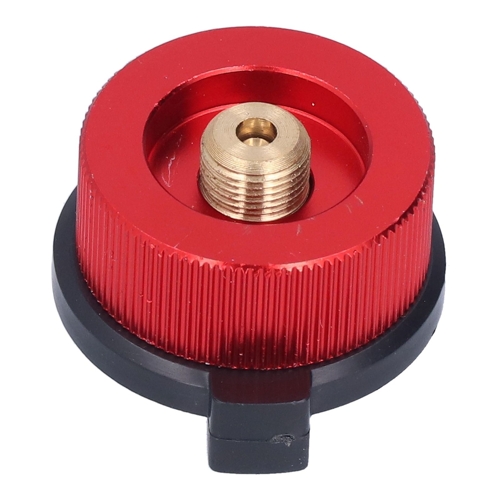2Pcs Outdoor Camping Furnace Stove Adapter Gas Tank Converter with Self Closing Function Red - Image 6