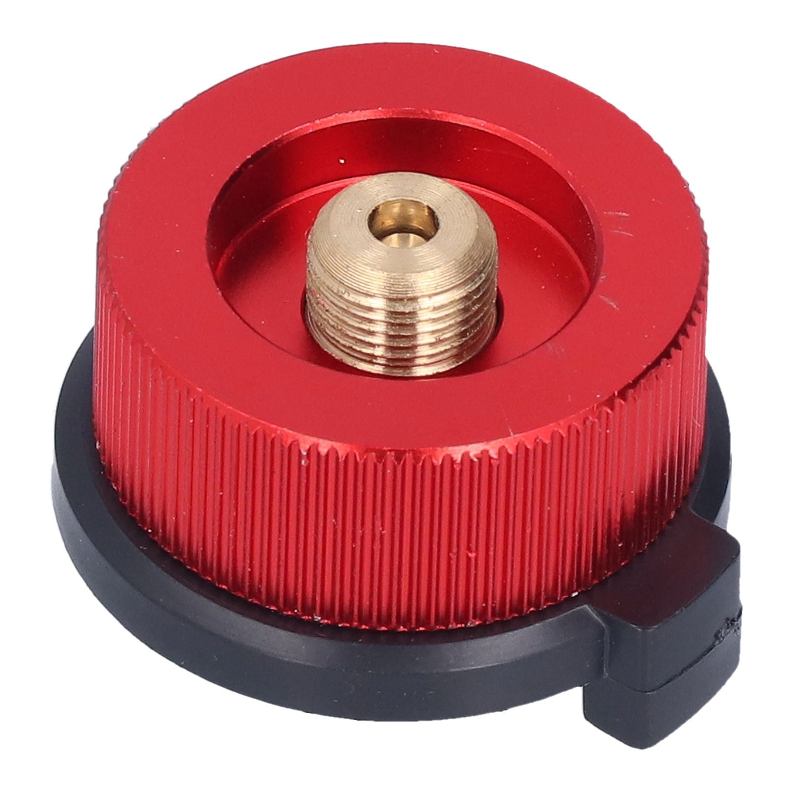 2Pcs Outdoor Camping Furnace Stove Adapter Gas Tank Converter with Self Closing Function Red - Image 7