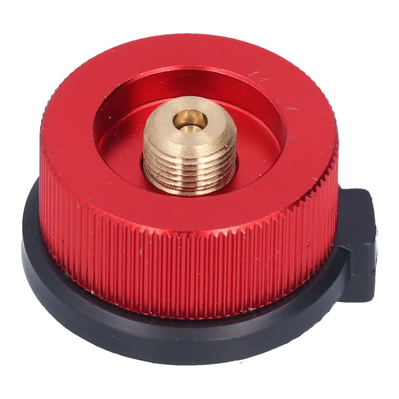 2Pcs Outdoor Camping Furnace Stove Adapter Gas Tank Converter with Self Closing Function Red - Image 8