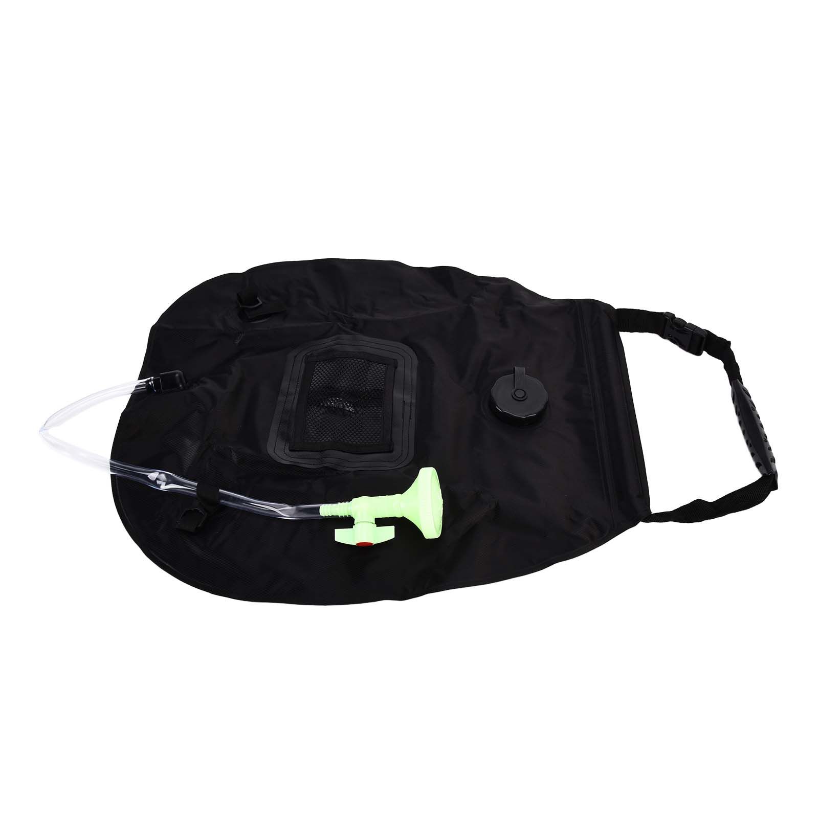 Shower Bag Retractable Non Toxic Environmentally Friendly High Bearing Portable Solar Shower Bag for Camping Travel - Image 2