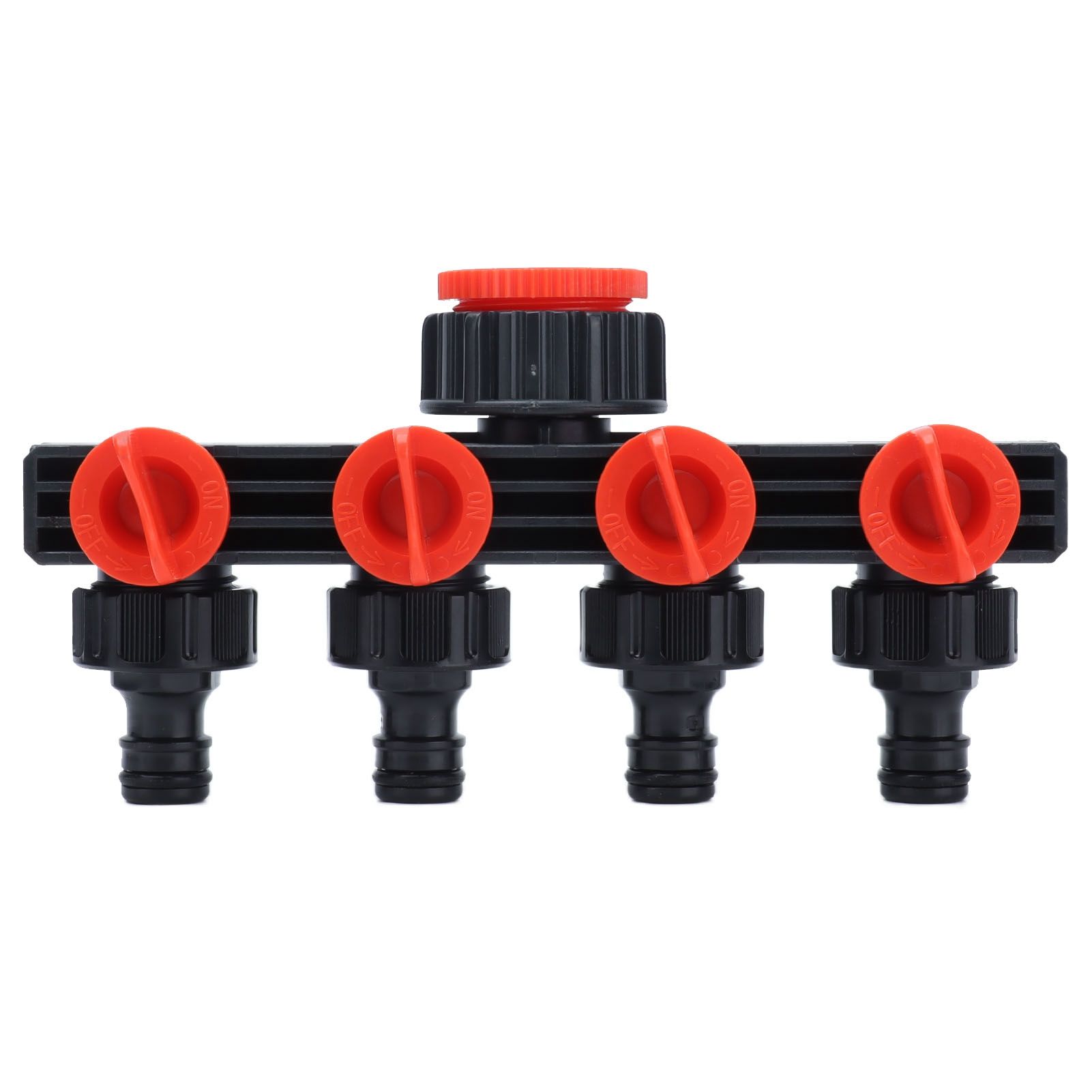 4 Way Tap Hose Connector Garden Hose Splitter Leakproof for Horticultural Agricultural Irrigation - Image 1