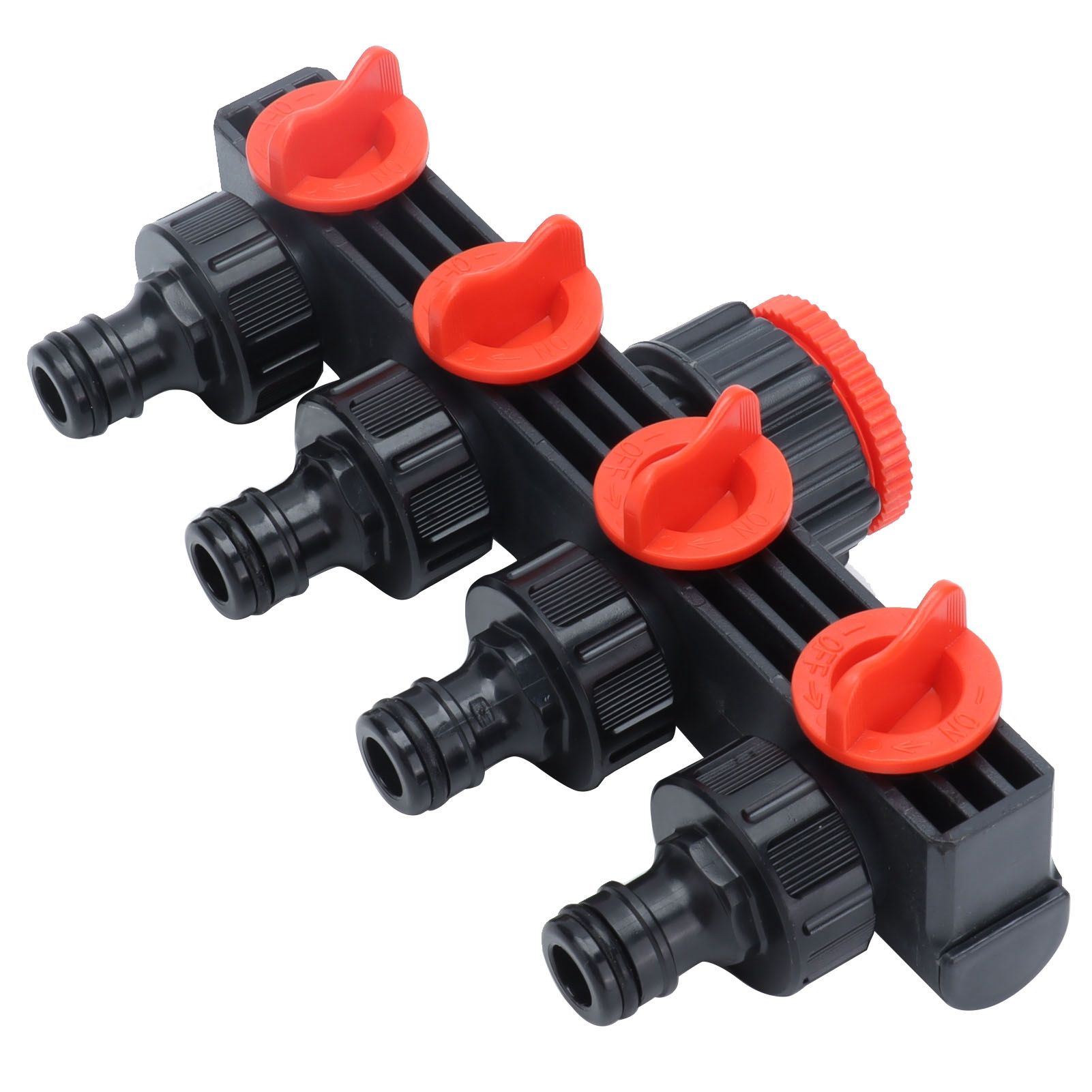 4 Way Tap Hose Connector Garden Hose Splitter Leakproof for Horticultural Agricultural Irrigation - Image 2