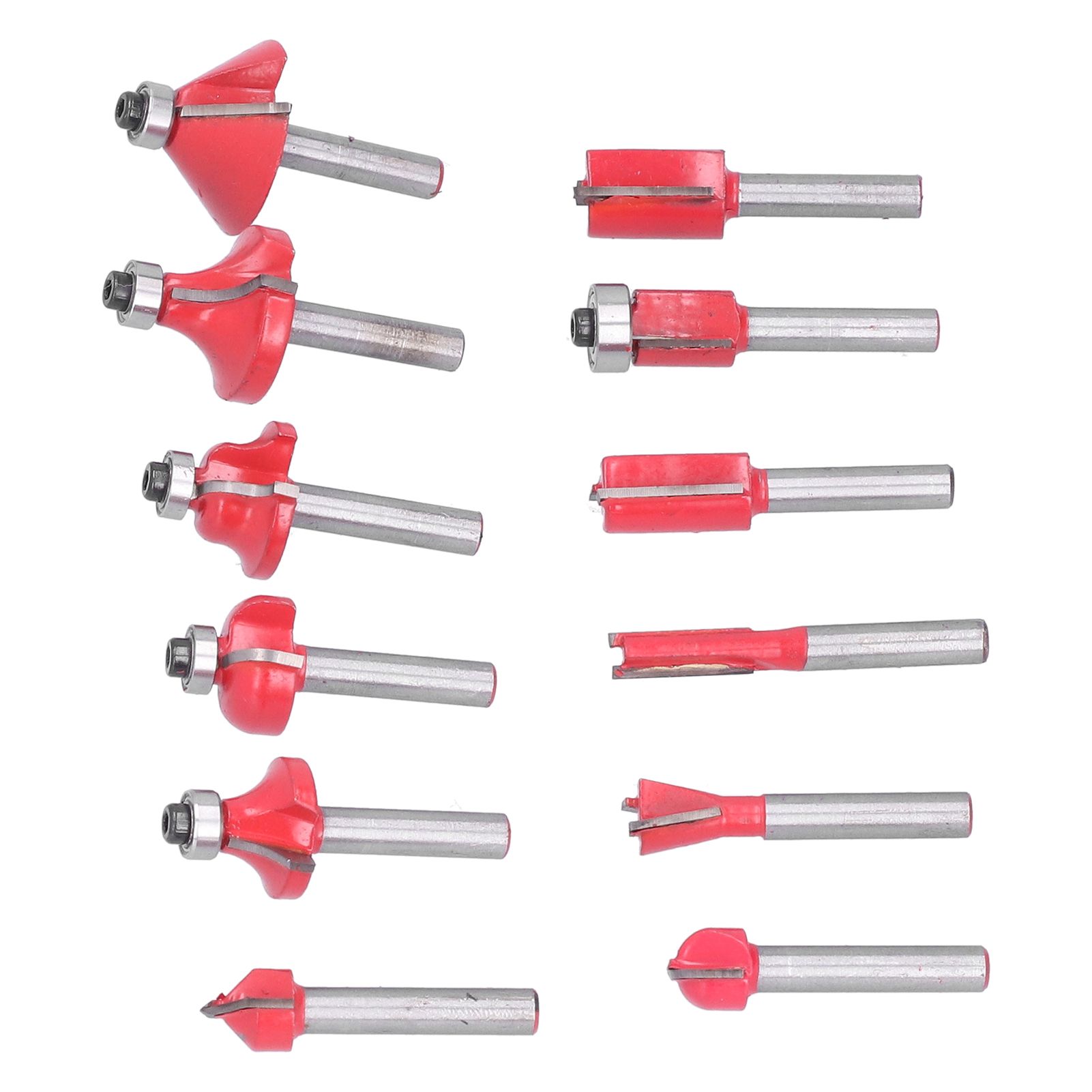 12Pcs Router Bits Kit High Speed Steel Woodworking Milling Cuter Set with Plastic Storage Box High Hardness for Wood Processing - Image 7