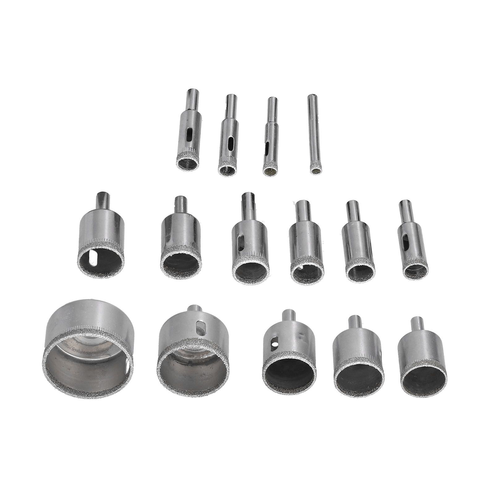 15Pcs/Set 6‑50mm Diamond Drill Bit Kit Ceramic Marble Hole Opener for Glass Wood Brick Tank - Image 7