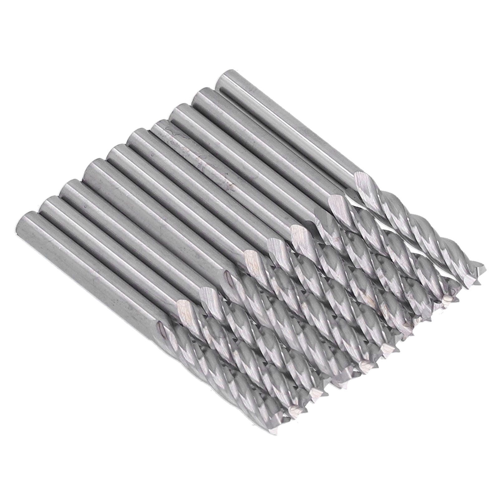 10Pcs 4 Flutes Milling Cutter No Burr Engrave Machine Knife 3.175x15mm for Acrylic MDF PVC - Image 5