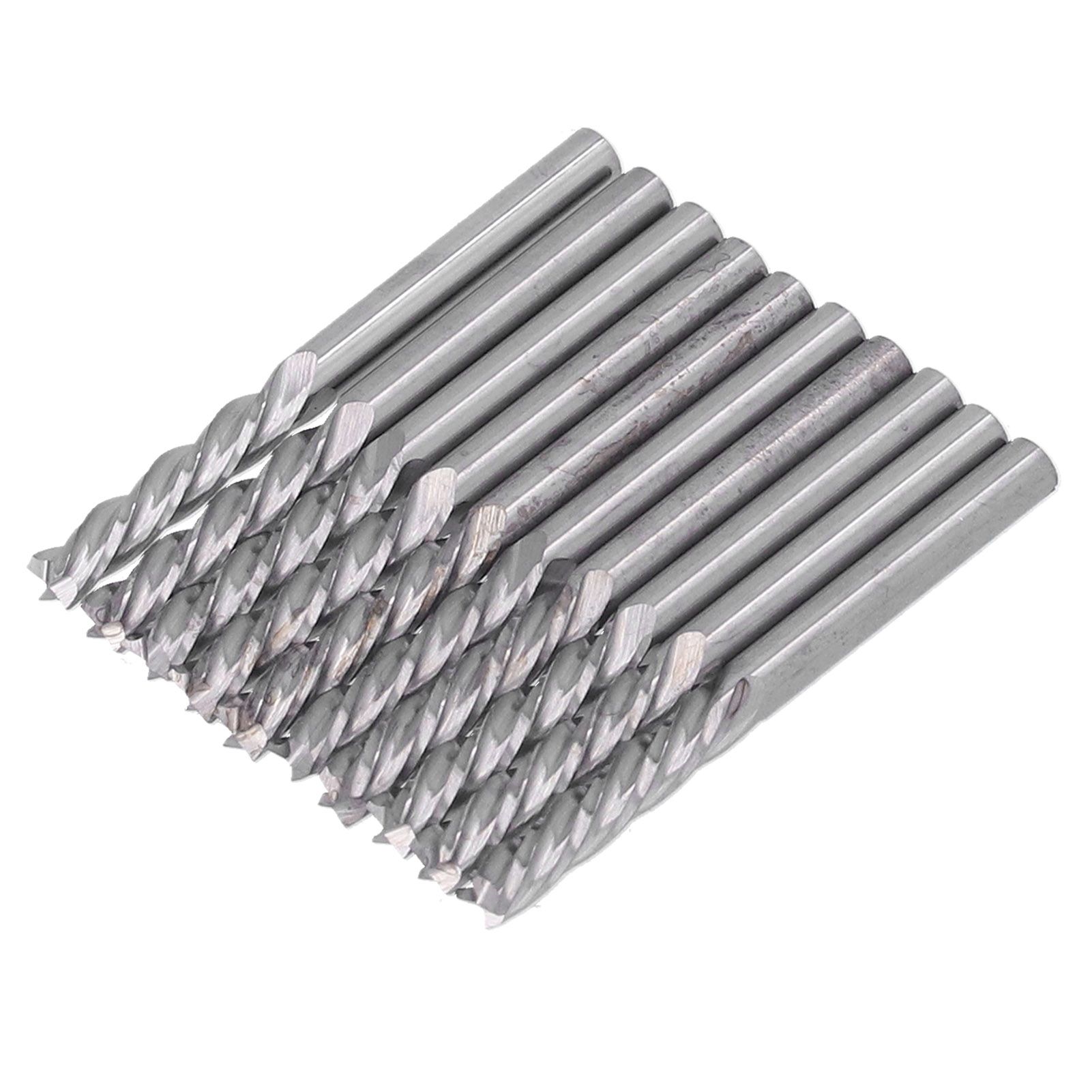 10Pcs 4 Flutes Milling Cutter No Burr Engrave Machine Knife 3.175x15mm for Acrylic MDF PVC - Image 6