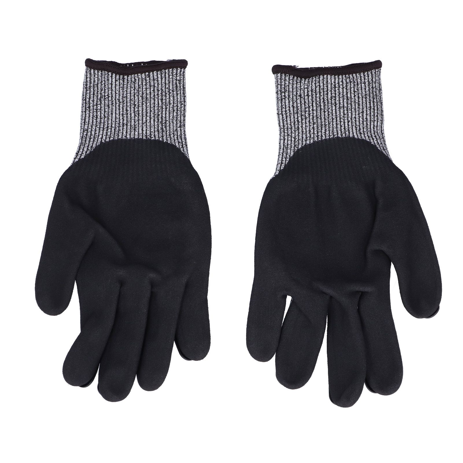 Protective Glove 5 Level Cut Resistant Anti Impact Glove Black Work Glove for Gardening Outdoor - Image 2