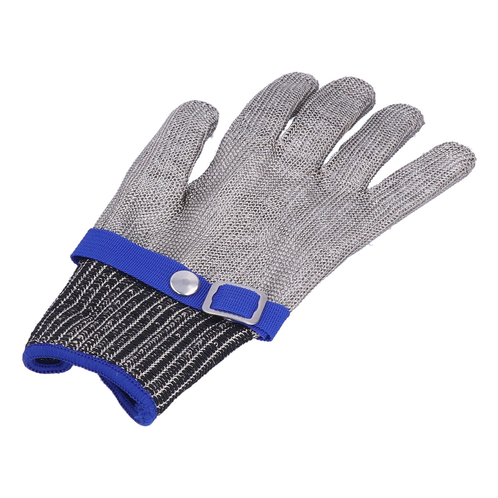 Cut Resistant Work Gloves Stainless Steel Wire Level 5 Protection Woven Adjustable Durable Safety Gloves - Image 4