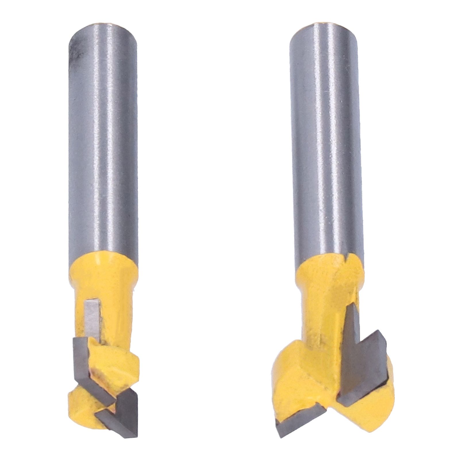 2Pcs 1/4 Shank Woodworking Cutter T Shaped High Speed Steel 9.52mm 12.7mm Woodworking Milling Cutter for Wood Cutting - Image 4