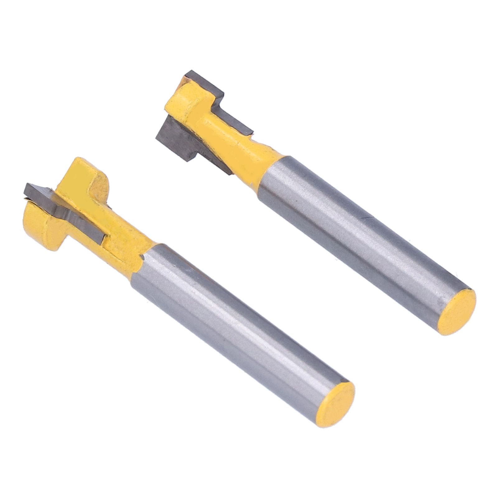 2Pcs 1/4 Shank Woodworking Cutter T Shaped High Speed Steel 9.52mm 12.7mm Woodworking Milling Cutter for Wood Cutting - Image 7