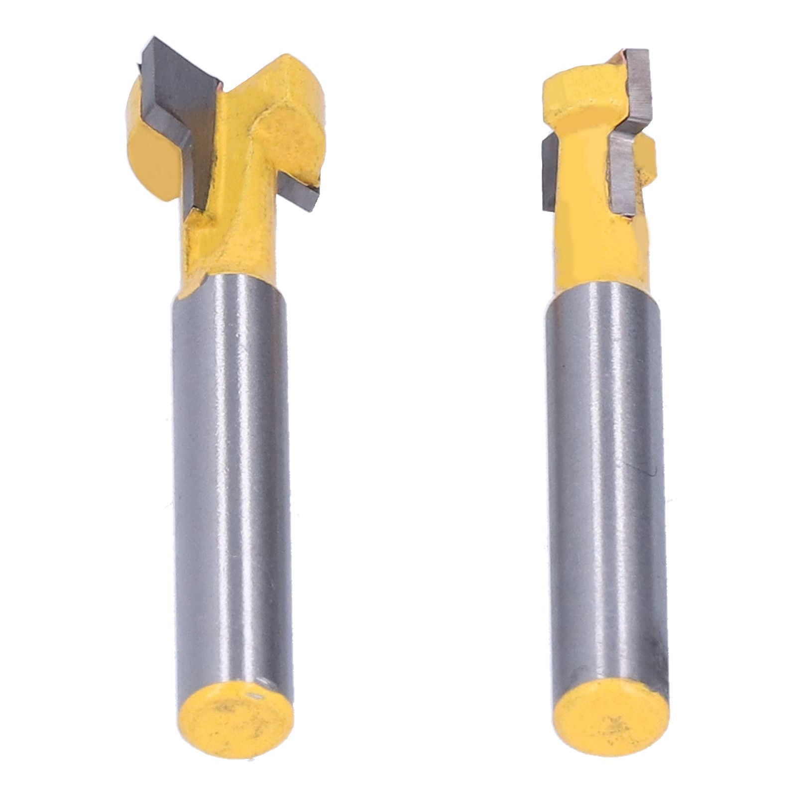 2Pcs 1/4 Shank Woodworking Cutter T Shaped High Speed Steel 9.52mm 12.7mm Woodworking Milling Cutter for Wood Cutting - Image 8