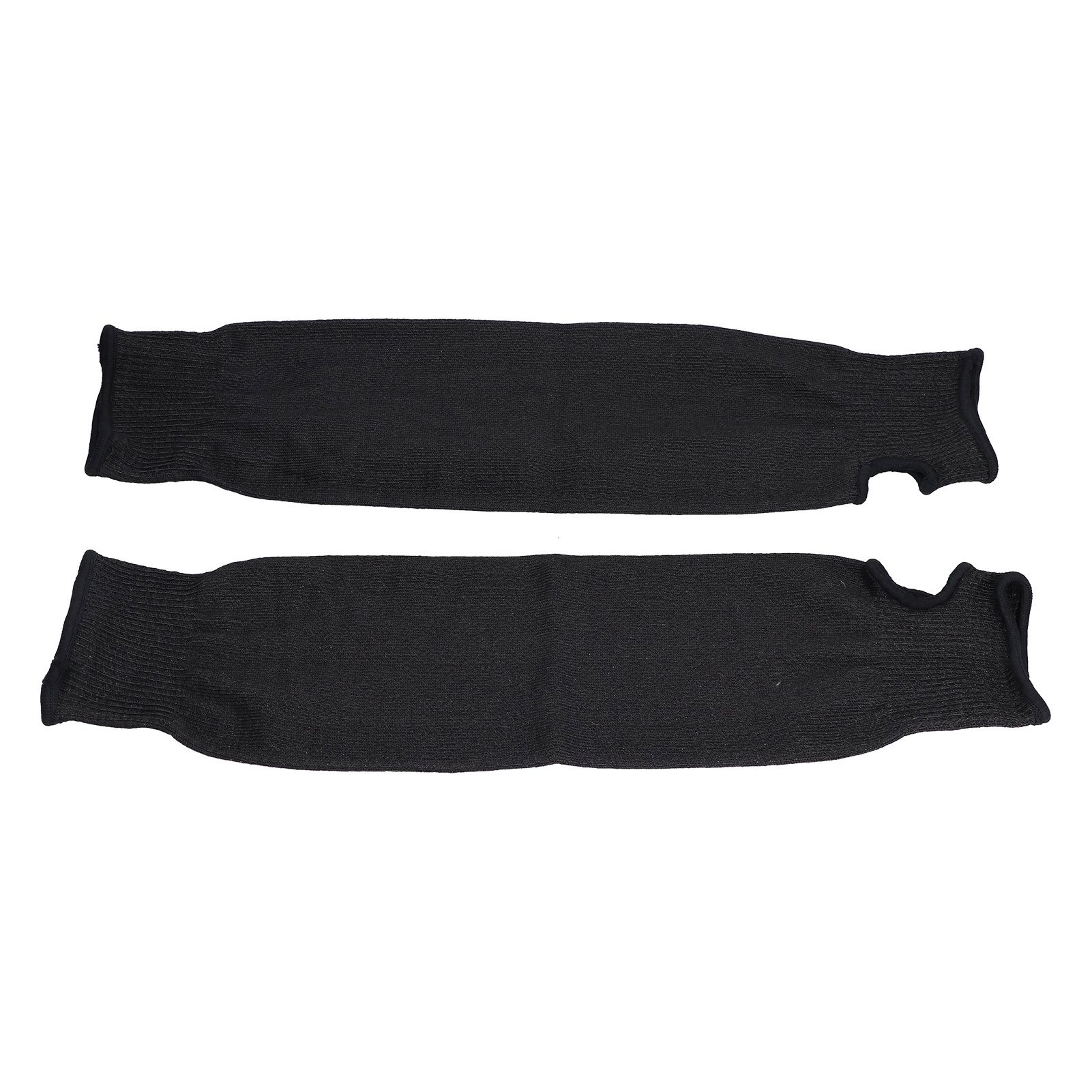 Black Cut Resistant Arm Sleeves Level 5 Protection Wear Resistant Arm Guard for Working - Image 2