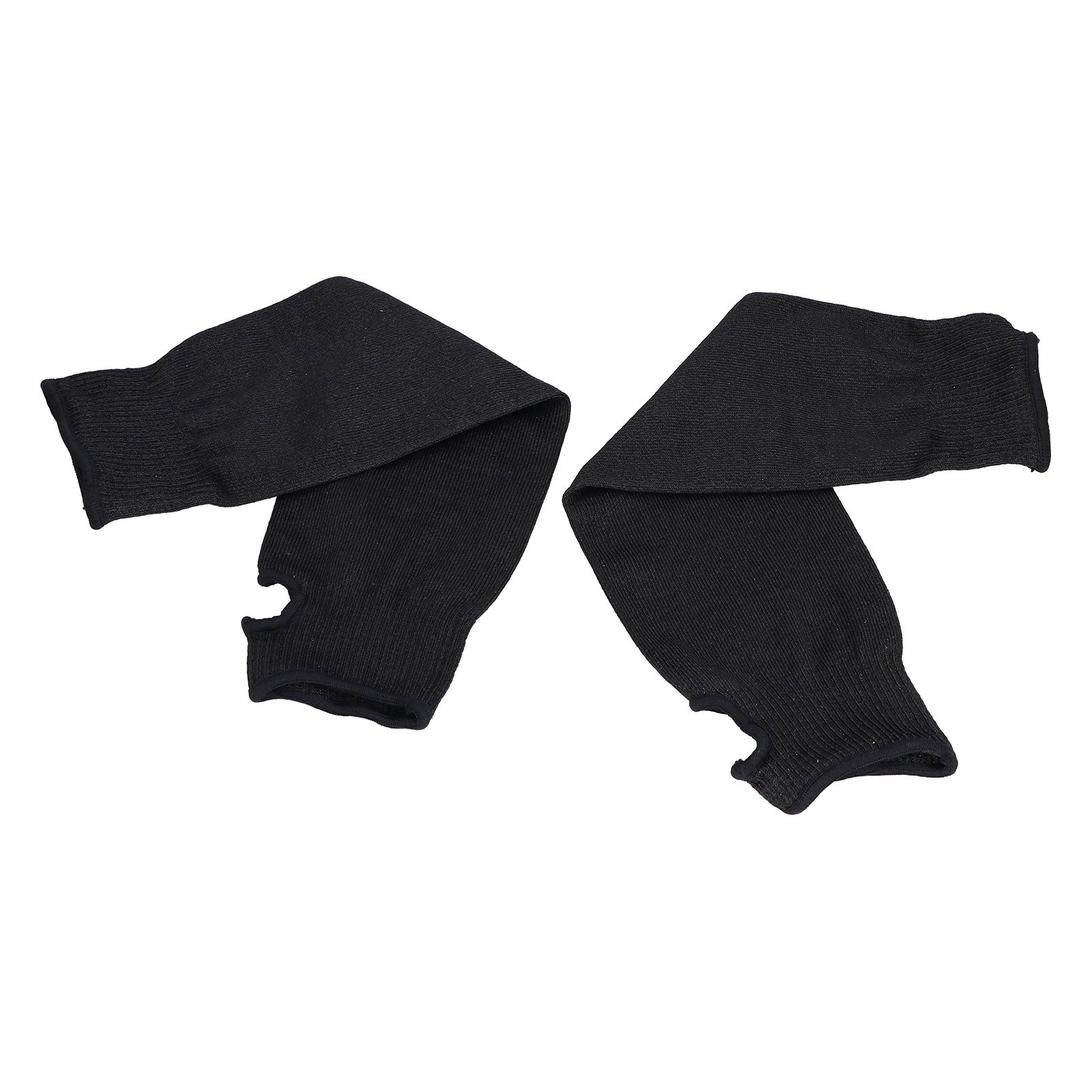 Black Cut Resistant Arm Sleeves Level 5 Protection Wear Resistant Arm Guard for Working - Image 3