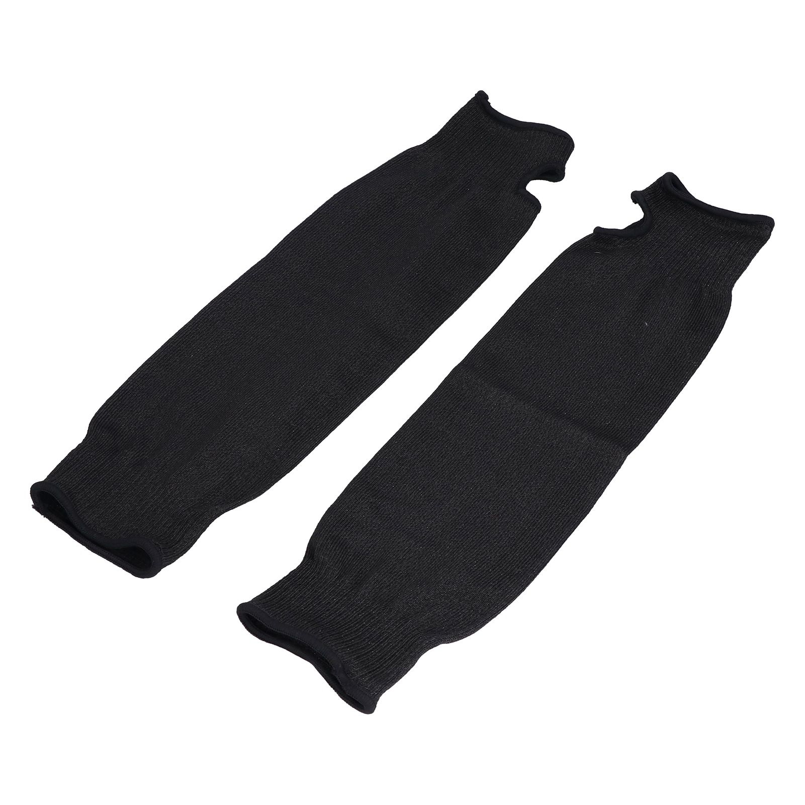 Black Cut Resistant Arm Sleeves Level 5 Protection Wear Resistant Arm Guard for Working - Image 4