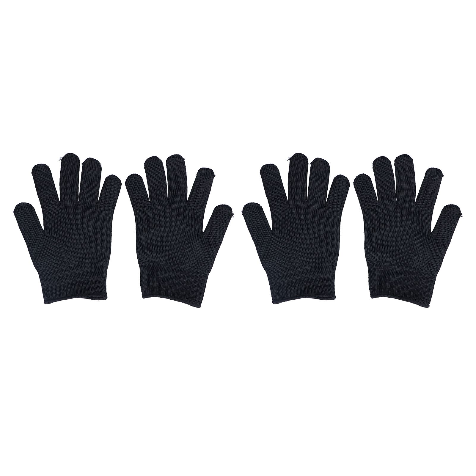 2 Pairs Cut Resistant Gloves Level 5 Protection Scratch Proof Steel Wire Garden Working Gloves for Mechanical - Image 1