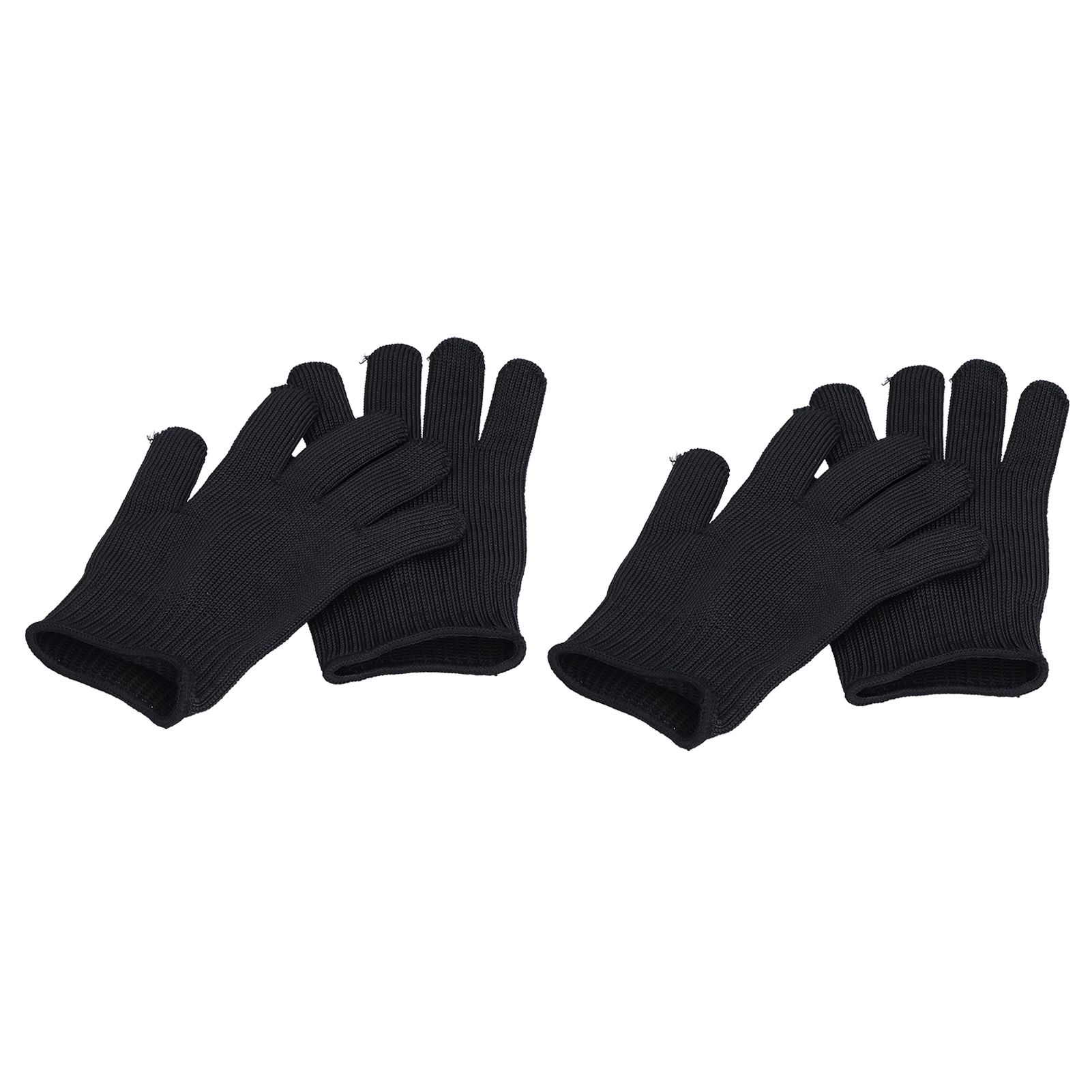 2 Pairs Cut Resistant Gloves Level 5 Protection Scratch Proof Steel Wire Garden Working Gloves for Mechanical - Image 2