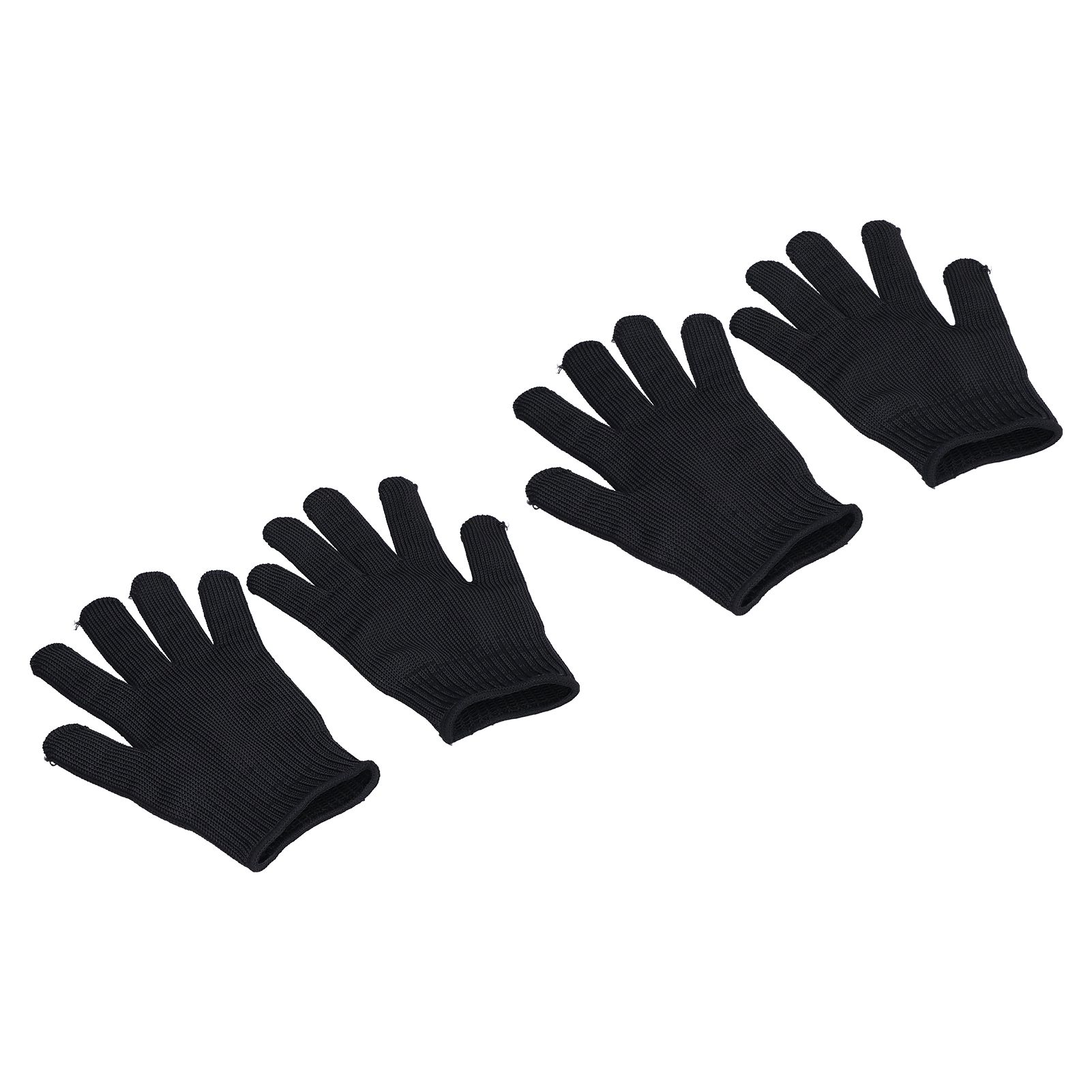 2 Pairs Cut Resistant Gloves Level 5 Protection Scratch Proof Steel Wire Garden Working Gloves for Mechanical - Image 4
