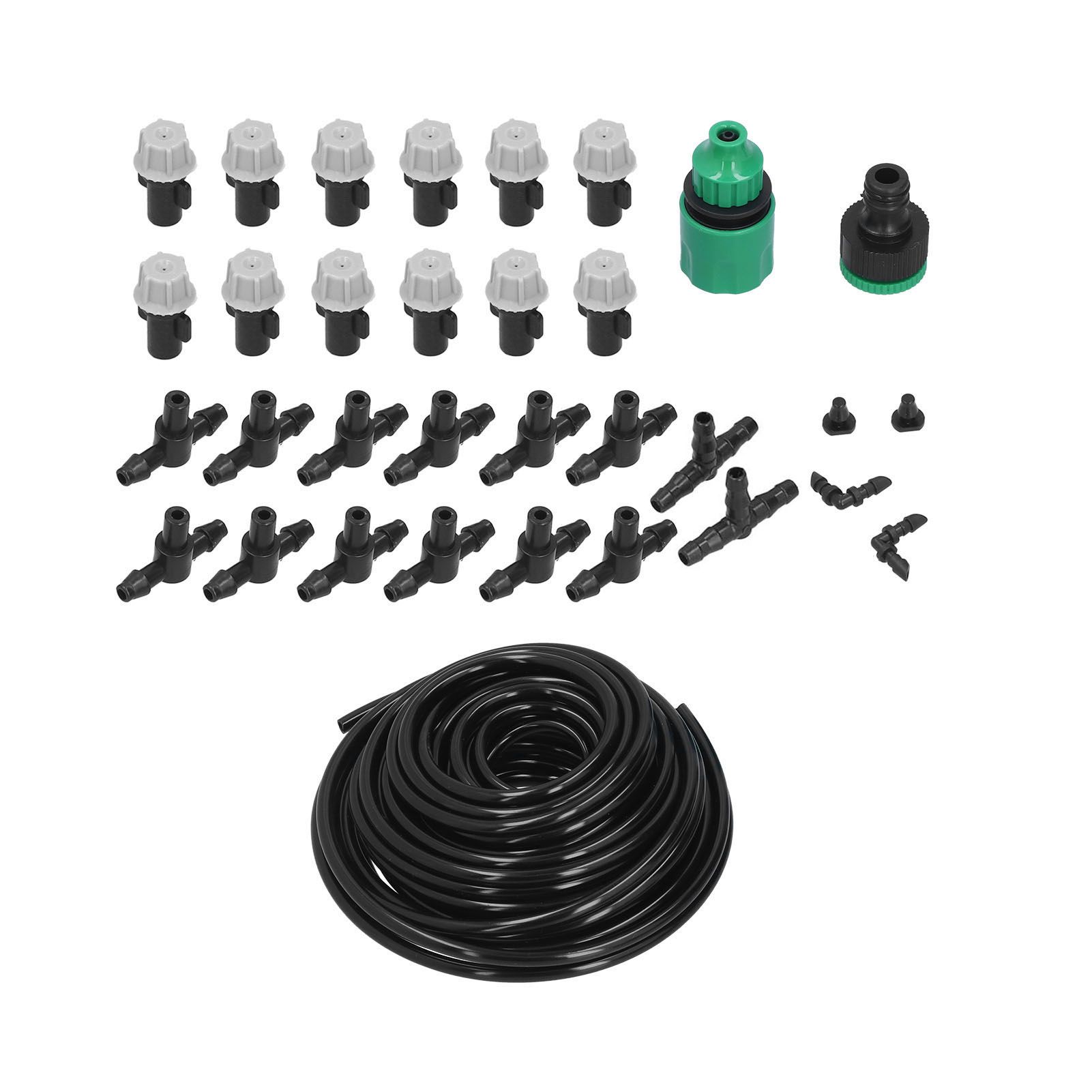 Irrigation Kit 10m Hose Watering Sprinkler Punch Free Automatic Atomizing Nozzle Garden Irrigation Set - Image 2