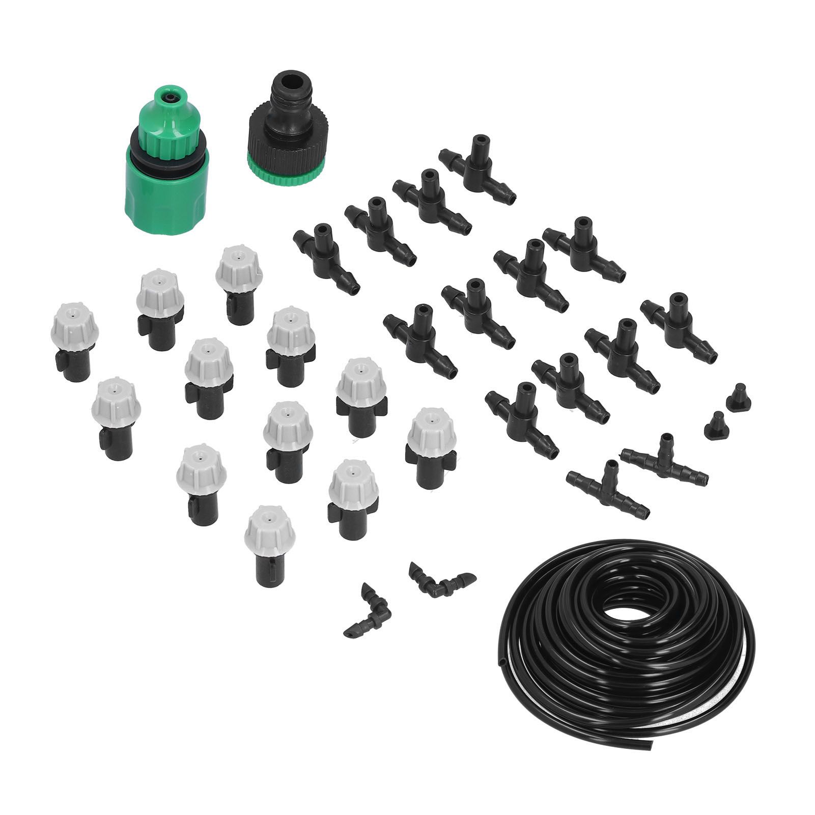 Irrigation Kit 10m Hose Watering Sprinkler Punch Free Automatic Atomizing Nozzle Garden Irrigation Set - Image 3