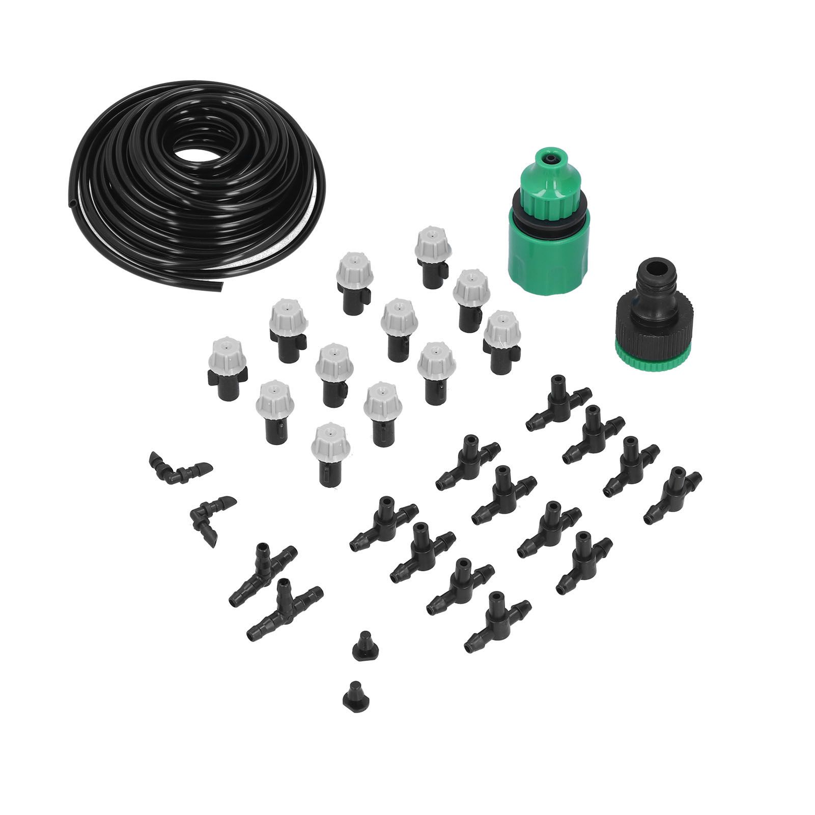 Irrigation Kit 10m Hose Watering Sprinkler Punch Free Automatic Atomizing Nozzle Garden Irrigation Set - Image 7