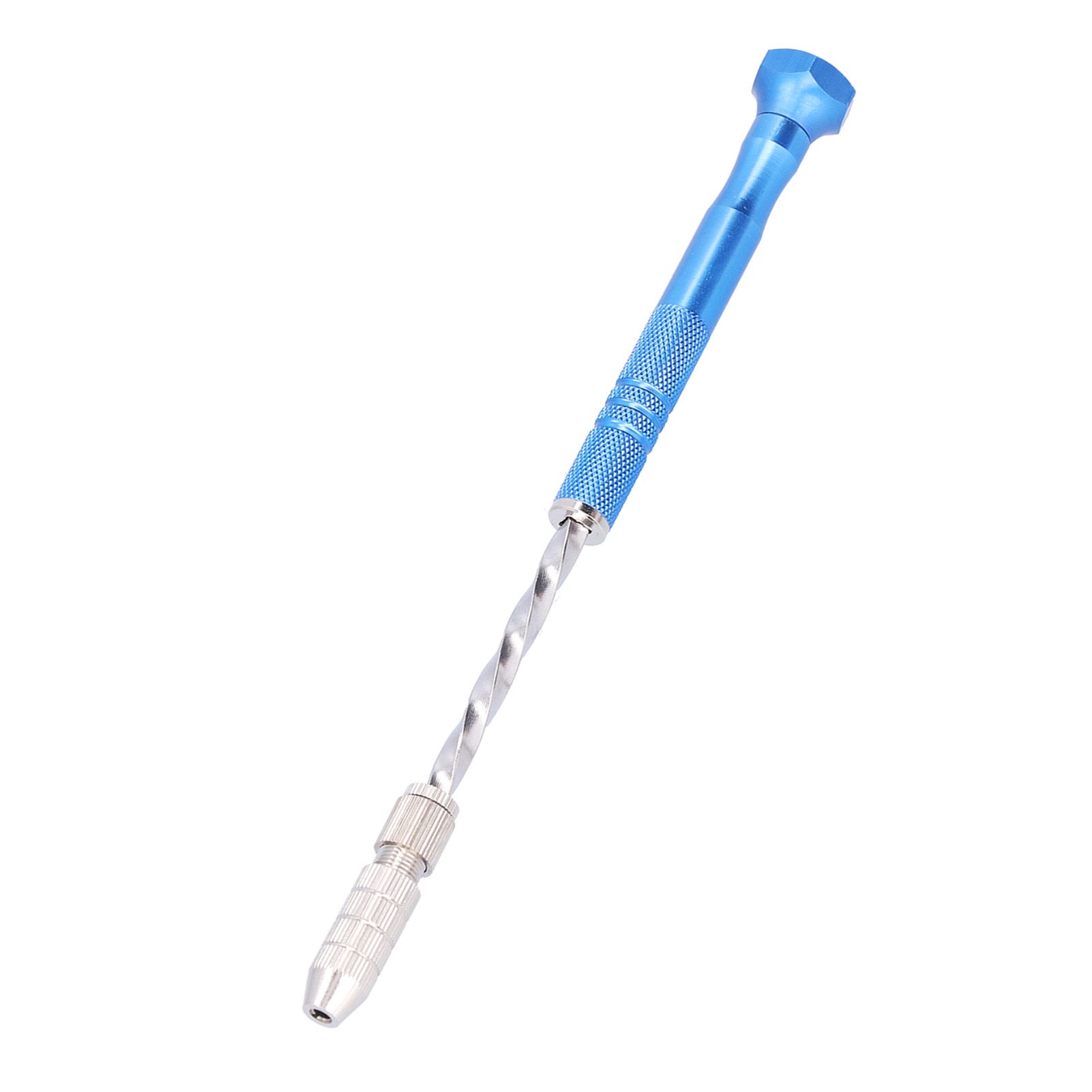 Hand Drill Jewelry Carving Drill Blue Stainless Steel Punching Drilling Tool for Woodworking - Image 6