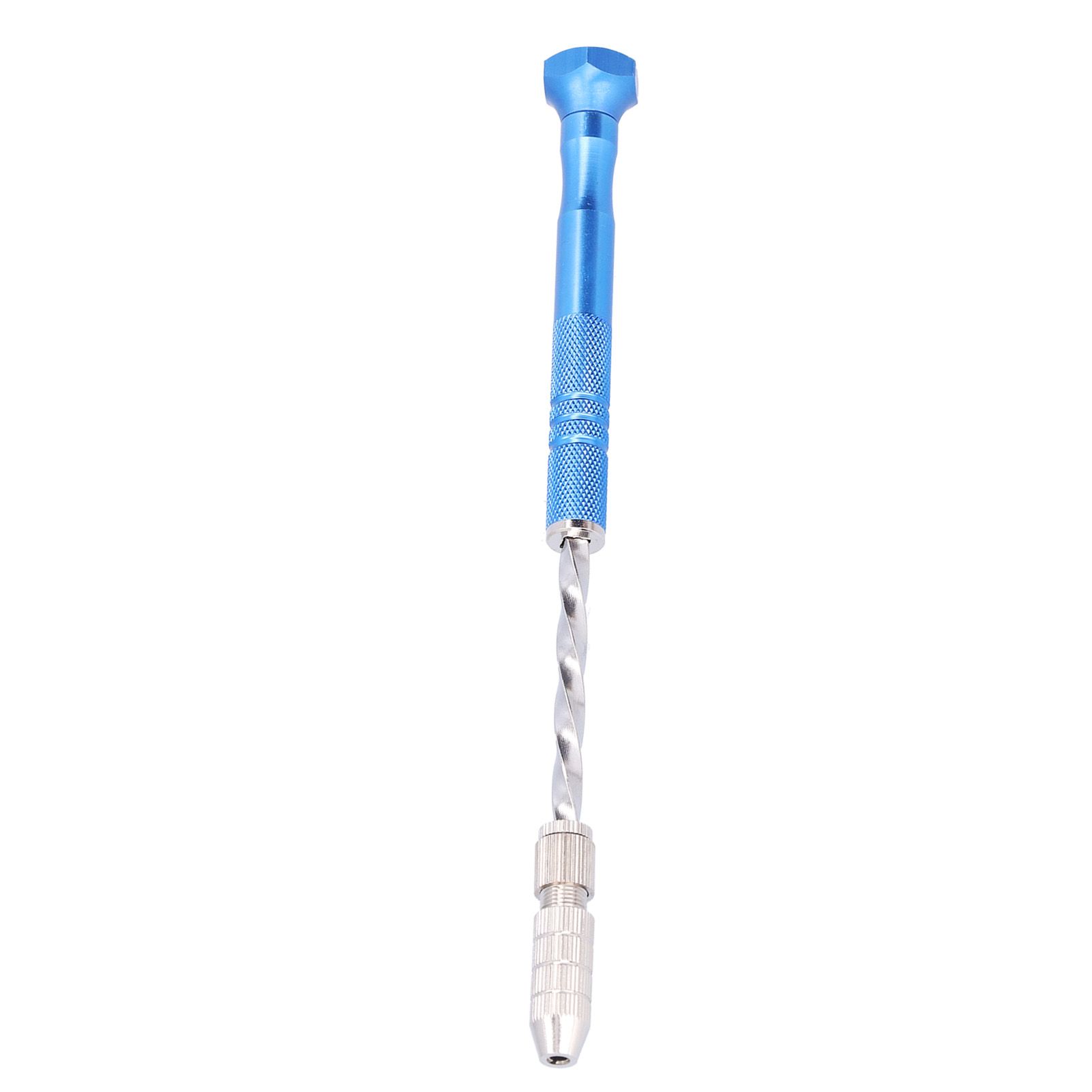 Hand Drill Jewelry Carving Drill Blue Stainless Steel Punching Drilling Tool for Woodworking - Image 7