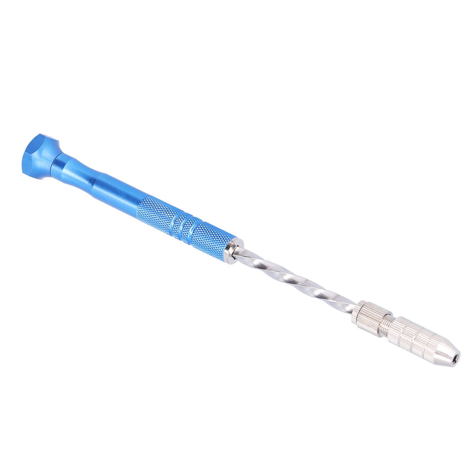 Hand Drill Jewelry Carving Drill Blue Stainless Steel Punching Drilling Tool for Woodworking - Image 8
