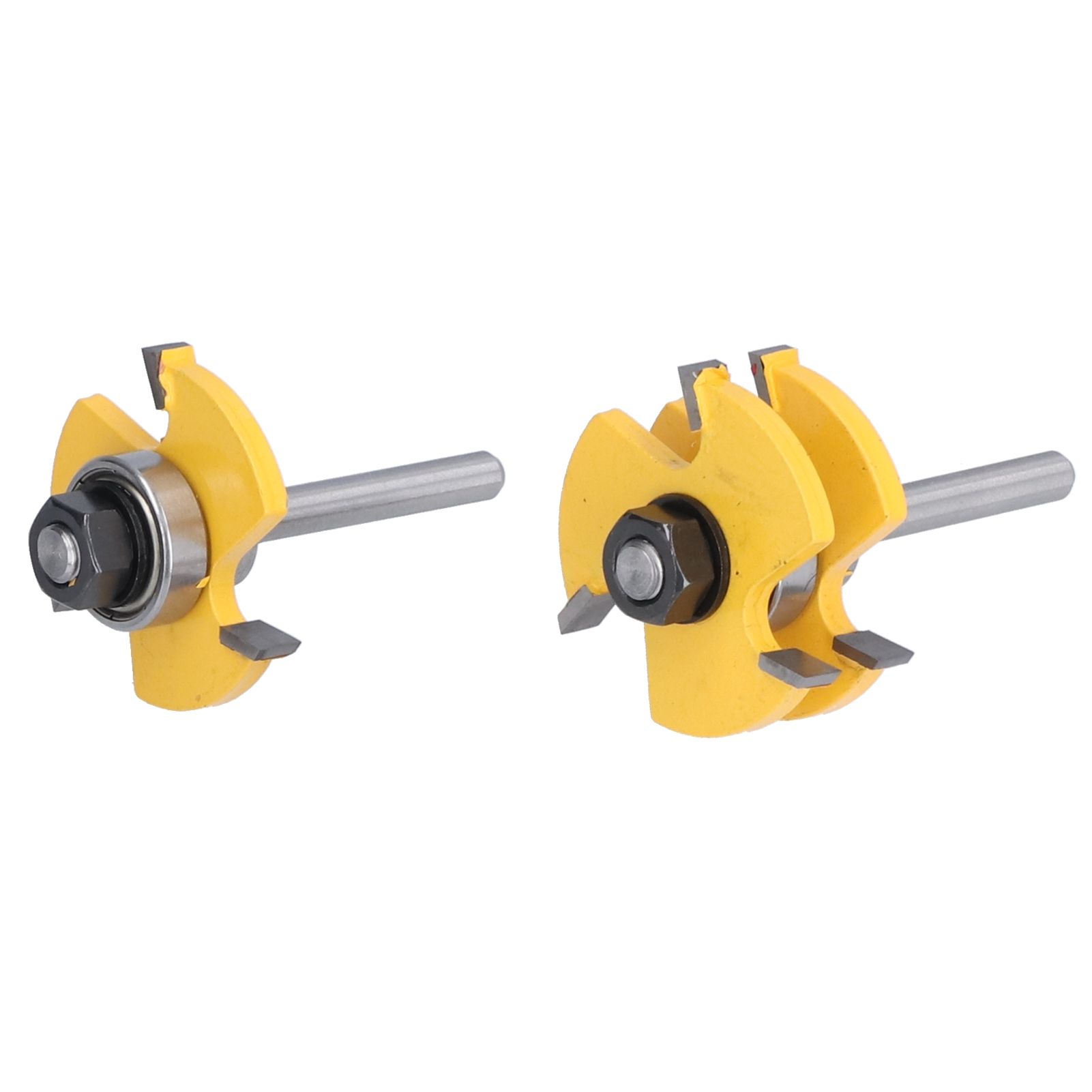 2Pcs T Shape Router Bit High Speed Steel Wood Milling Cutter for DIY Woodworking Carpentry - Image 3